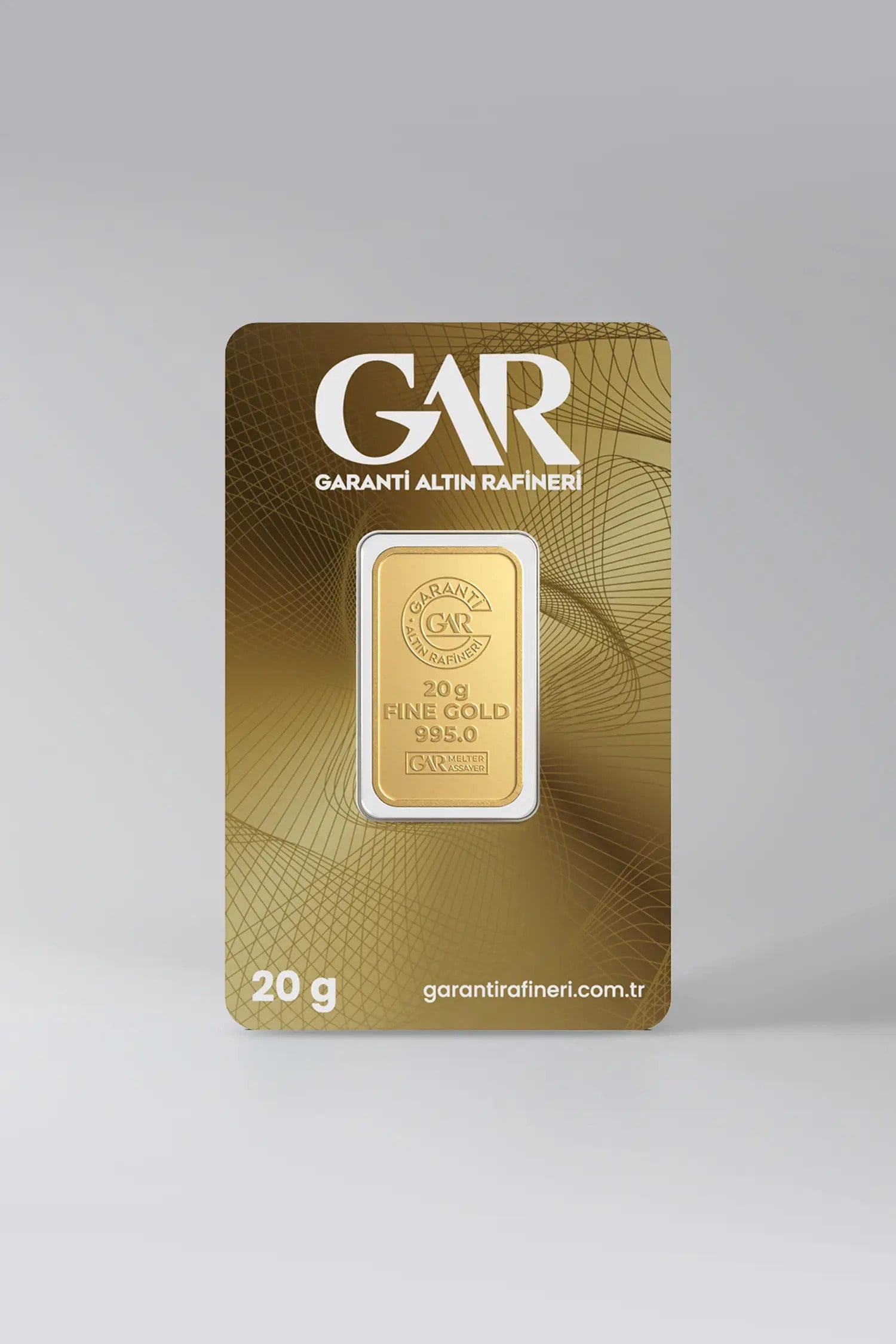 GAR 24 Ayar 20 Gram Külçe Altın