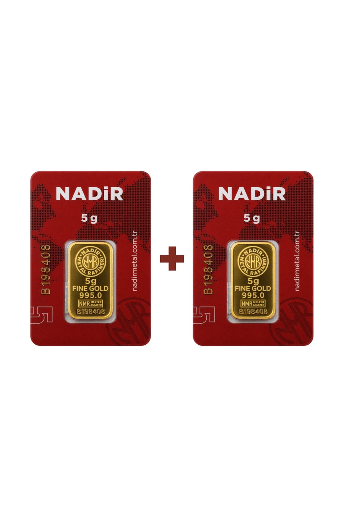 24 Ayar 10 Gram Külçe Altın (2 Adet 5 Gram Külçe Altın )