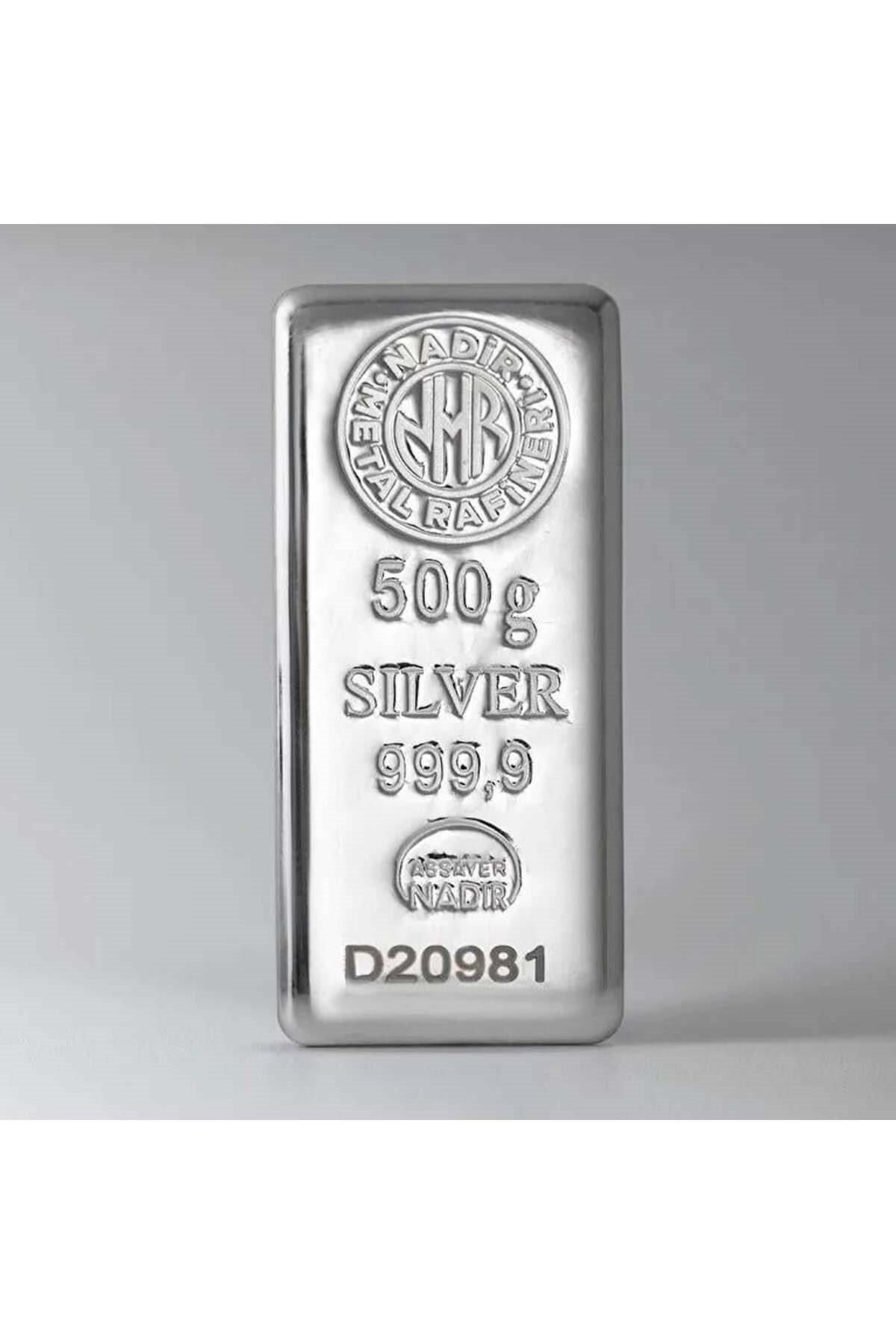 Nadir 500 Gram Külçe Gümüş