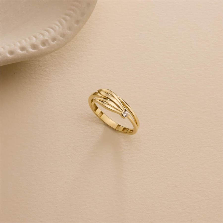 14 Ayar Minimal Yüzük