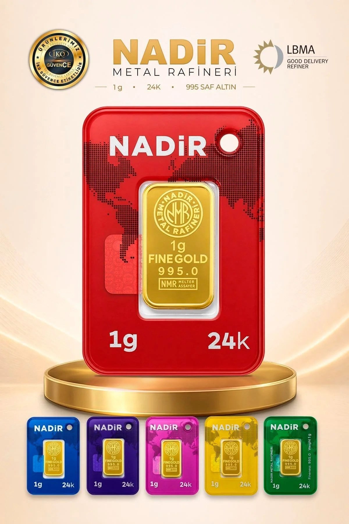 1 Gram Külçe Altın 995 Saflık Sertifikalı
