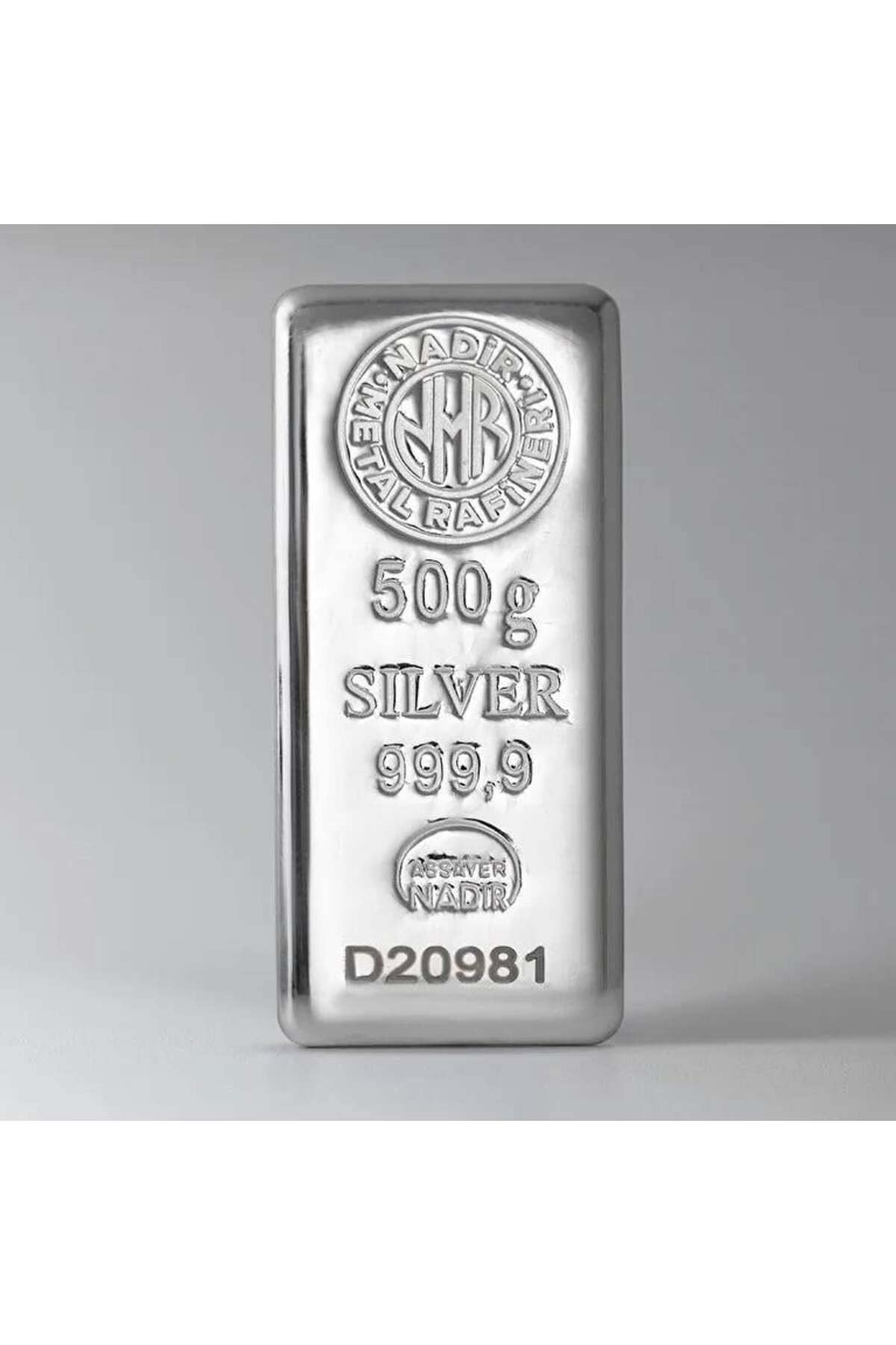 Nadir 500 Gram Külçe Gümüş