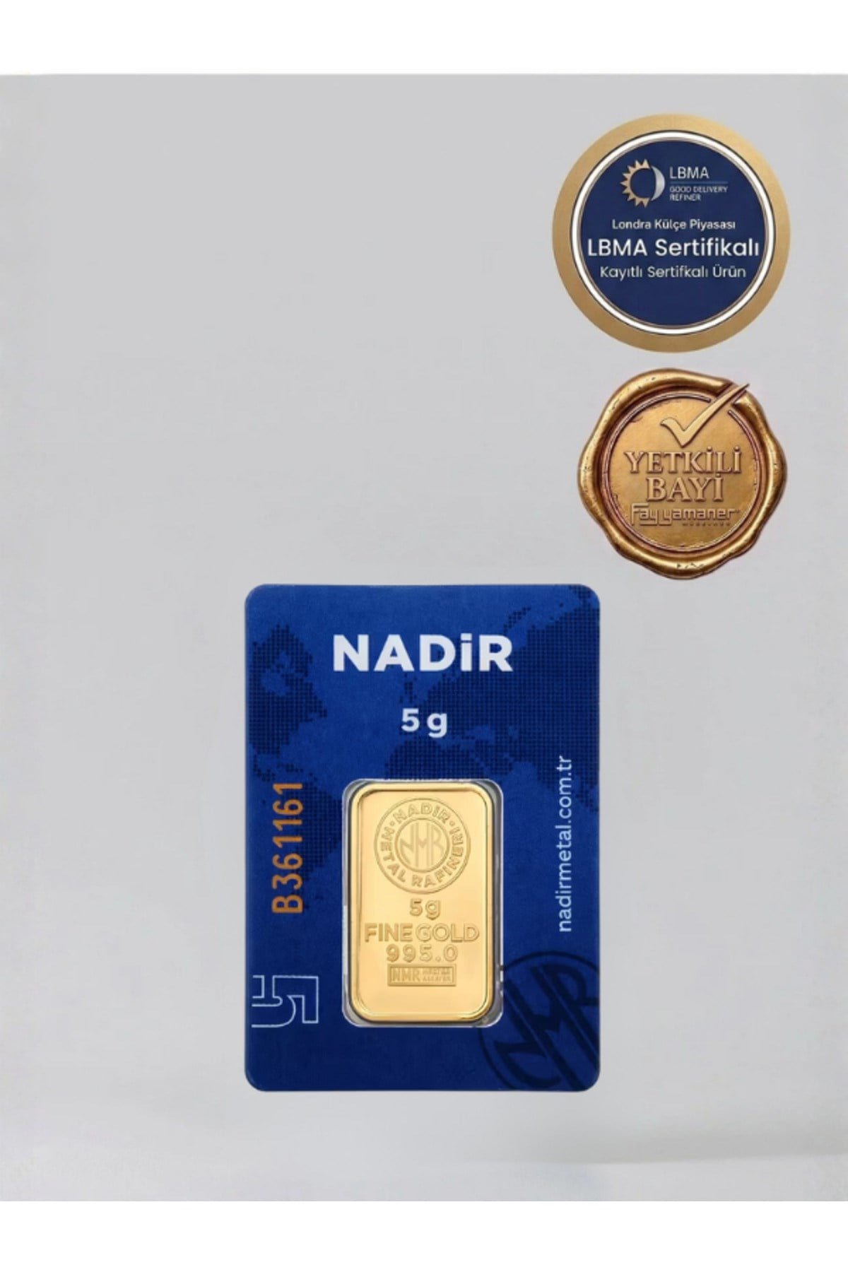 24 Ayar 5 Gram Külçe Altın