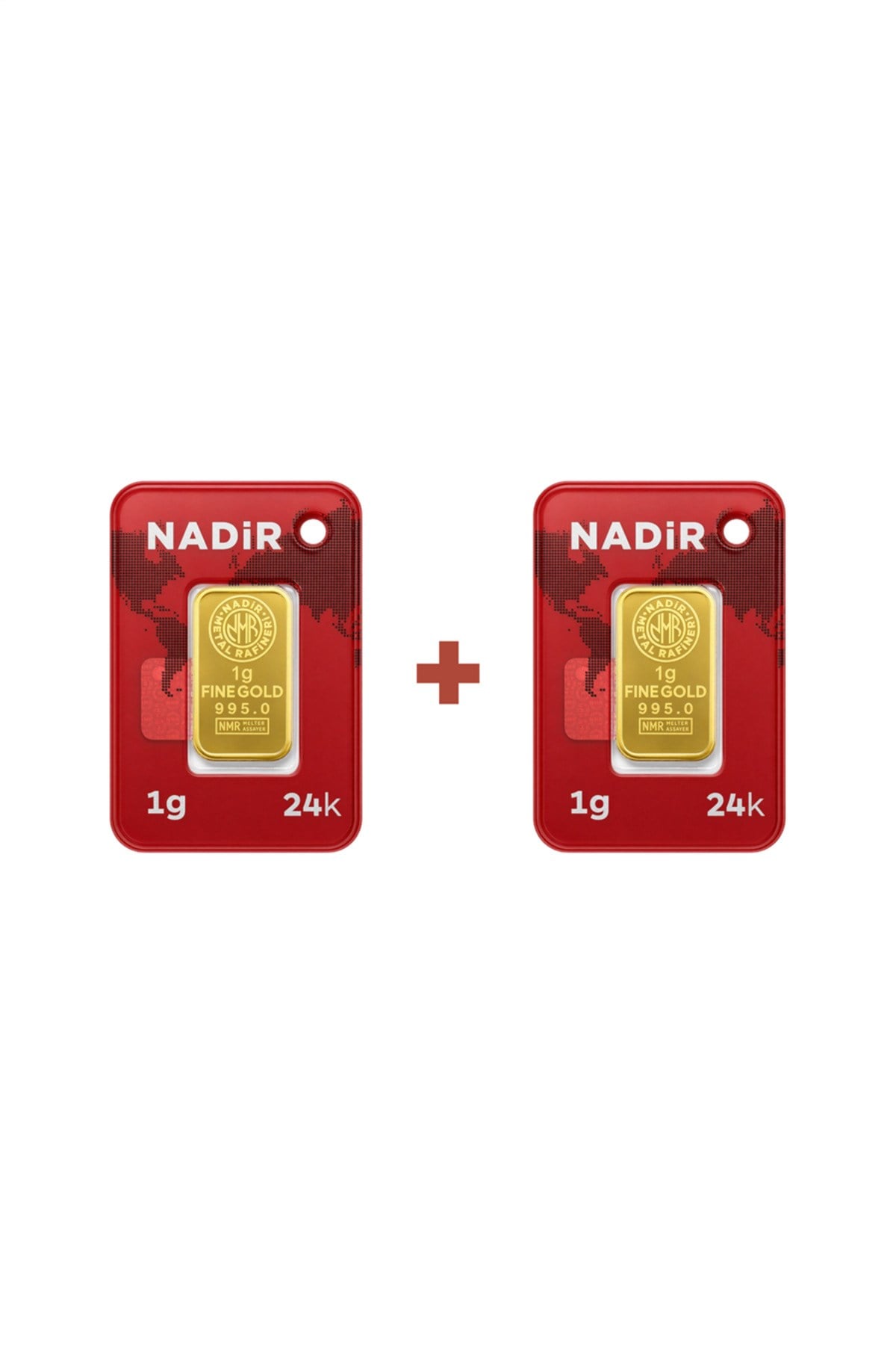 24 Ayar 2 Gram Külçe Altın (2 Adet 1 Gram Külçe Altın )