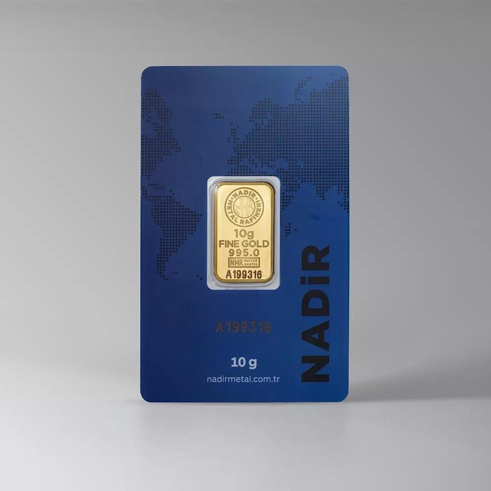 Nadir Gold 24 Ayar 10 Gram Külçe Altın