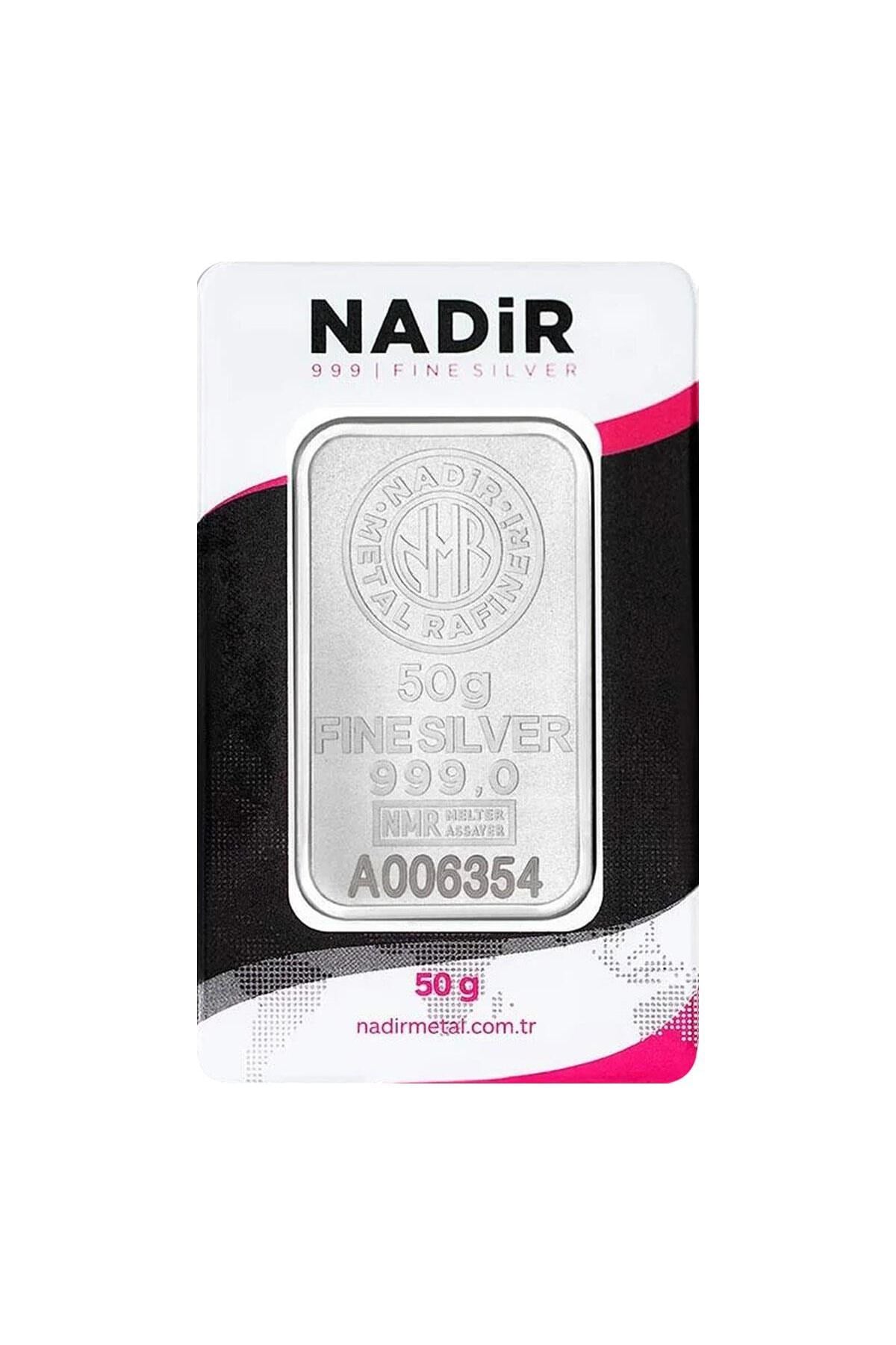 NadirGold 50 Gr Gümüş Külçe