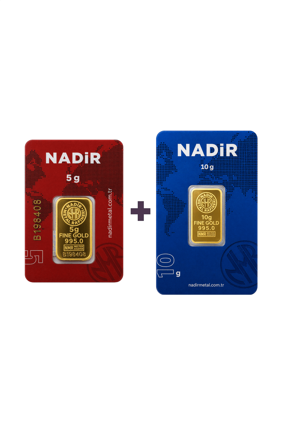 Nadir Gold 24 Ayar 15 Gram Külçe Altın (1 Adet 10 Gram Külçe Altın + 1 Adet 5 Gram Külçe Altın )