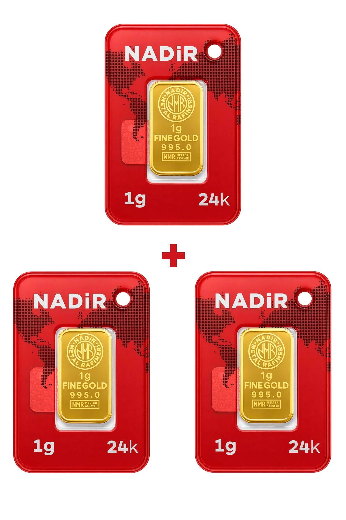Nadir Gold 24 Ayar 3 Gram Külçe Altın