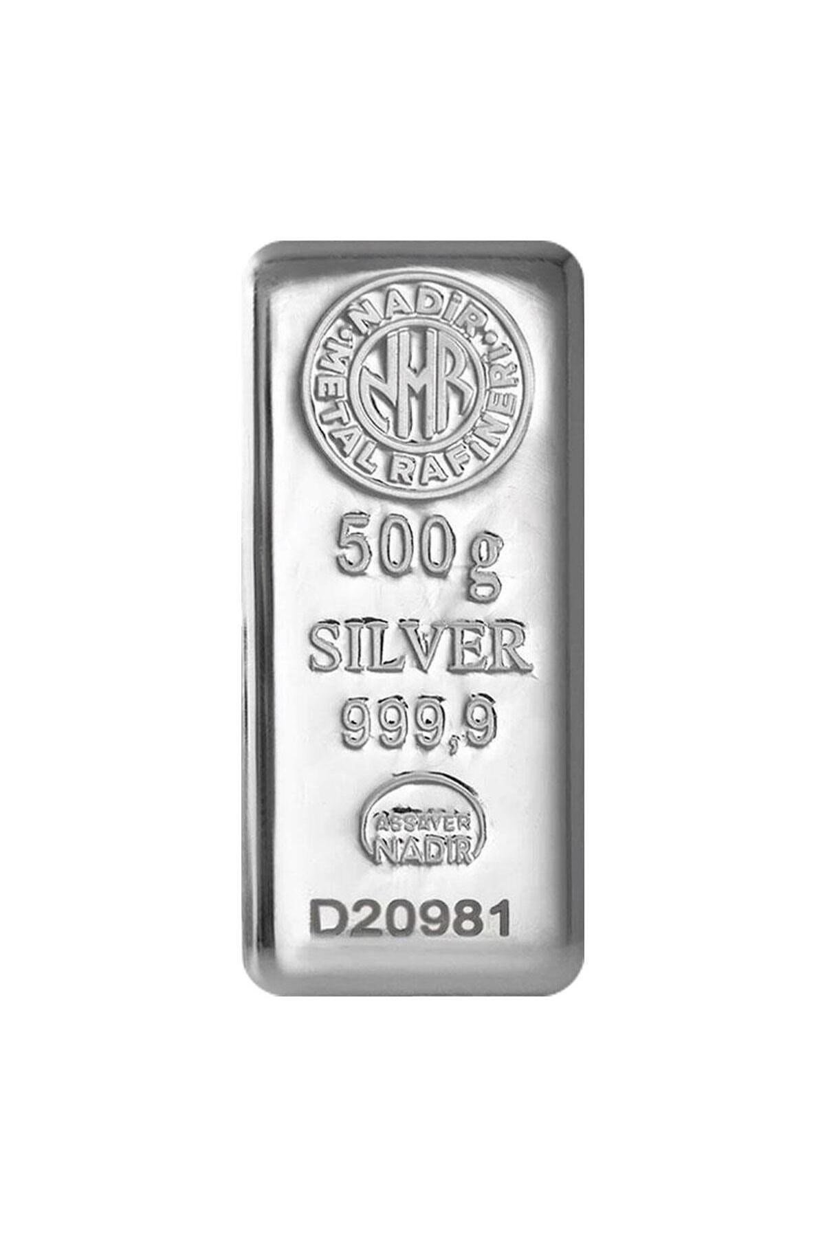 NadirGold 500 Gr Gümüş Külçe