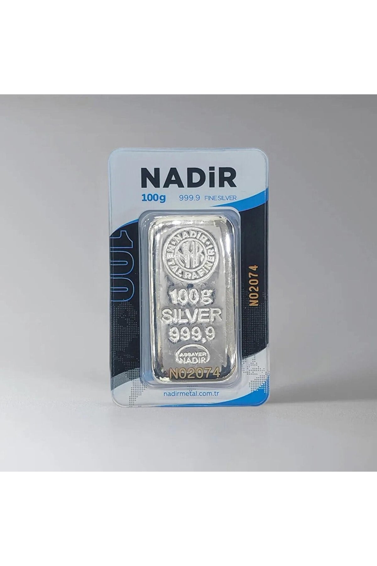 Nadir 100 Gram Külçe Gümüş