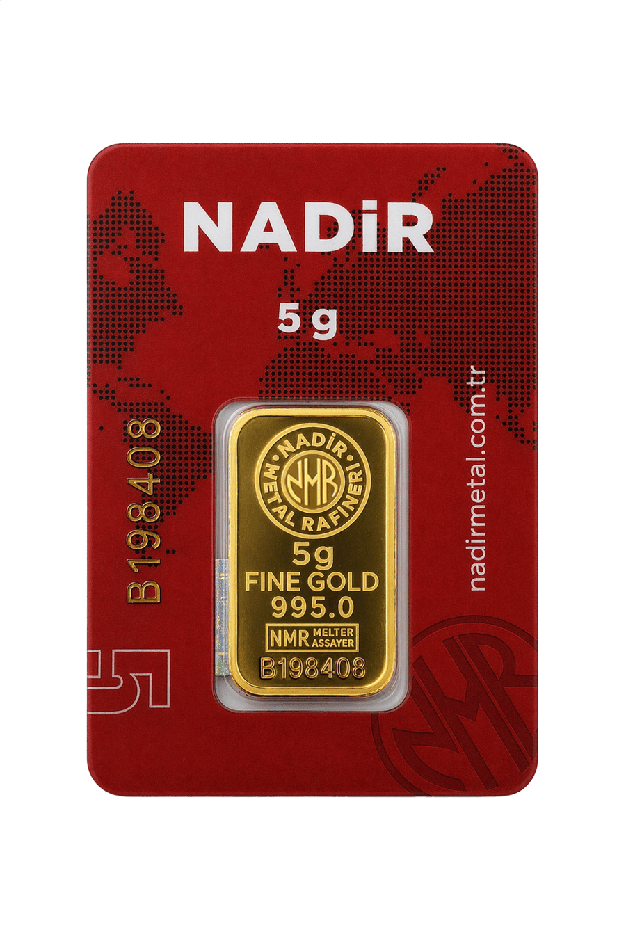 Nadir Gold 24 Ayar 5 Gram Külçe Altın (1 Adet 5 Gram Külçe Altın )