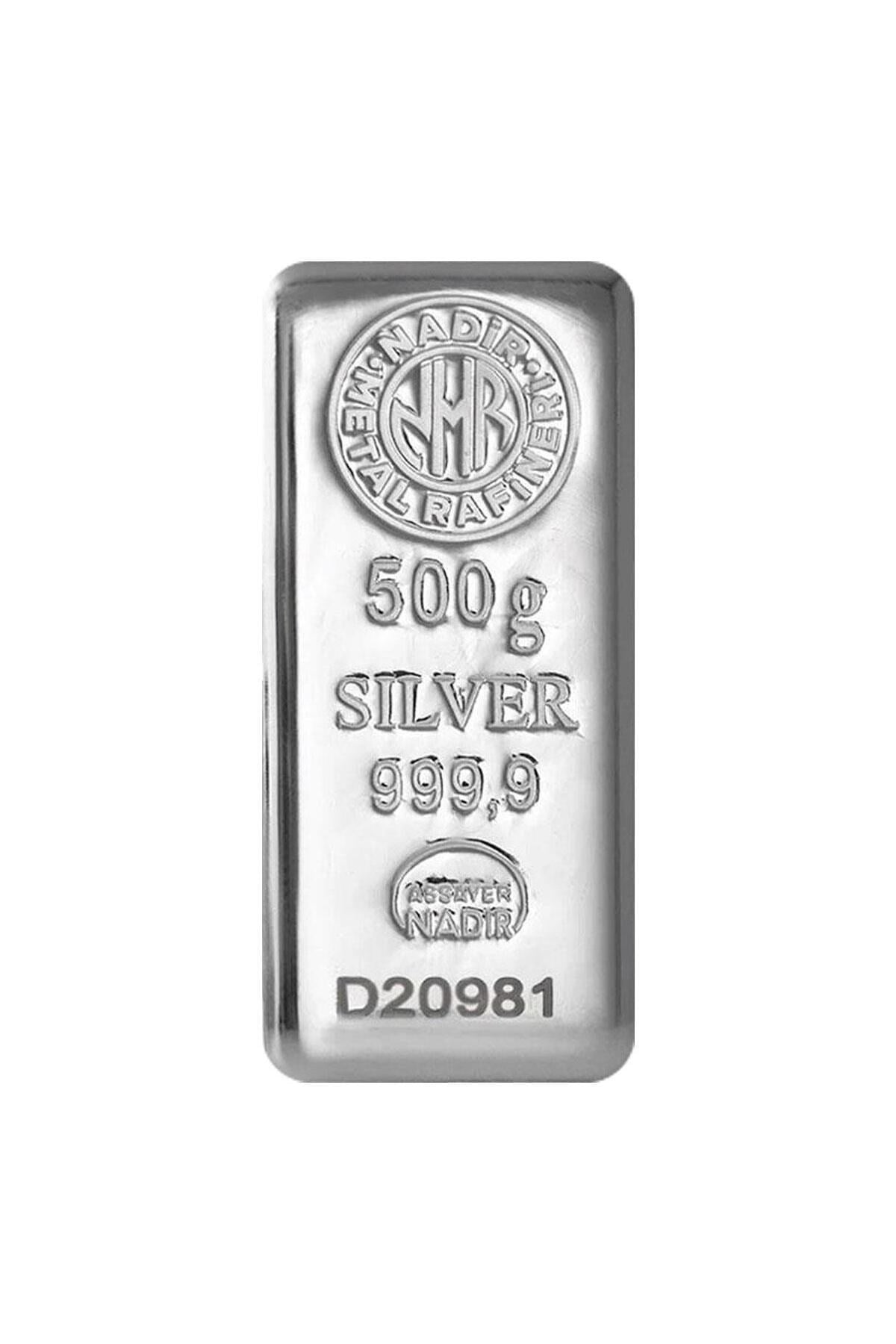 NadirGold 500 Gr Gümüş Külçe