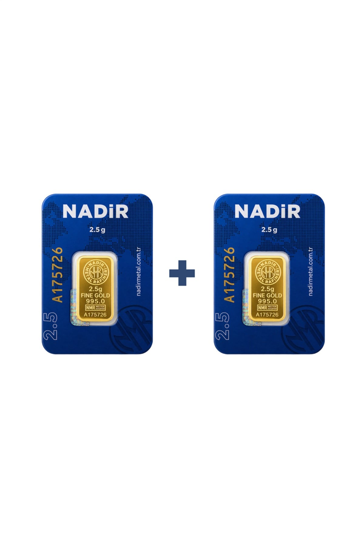 24 Ayar 5 Gram Külçe Altın (2 Adet 2,5 Gram Külçe Altın )