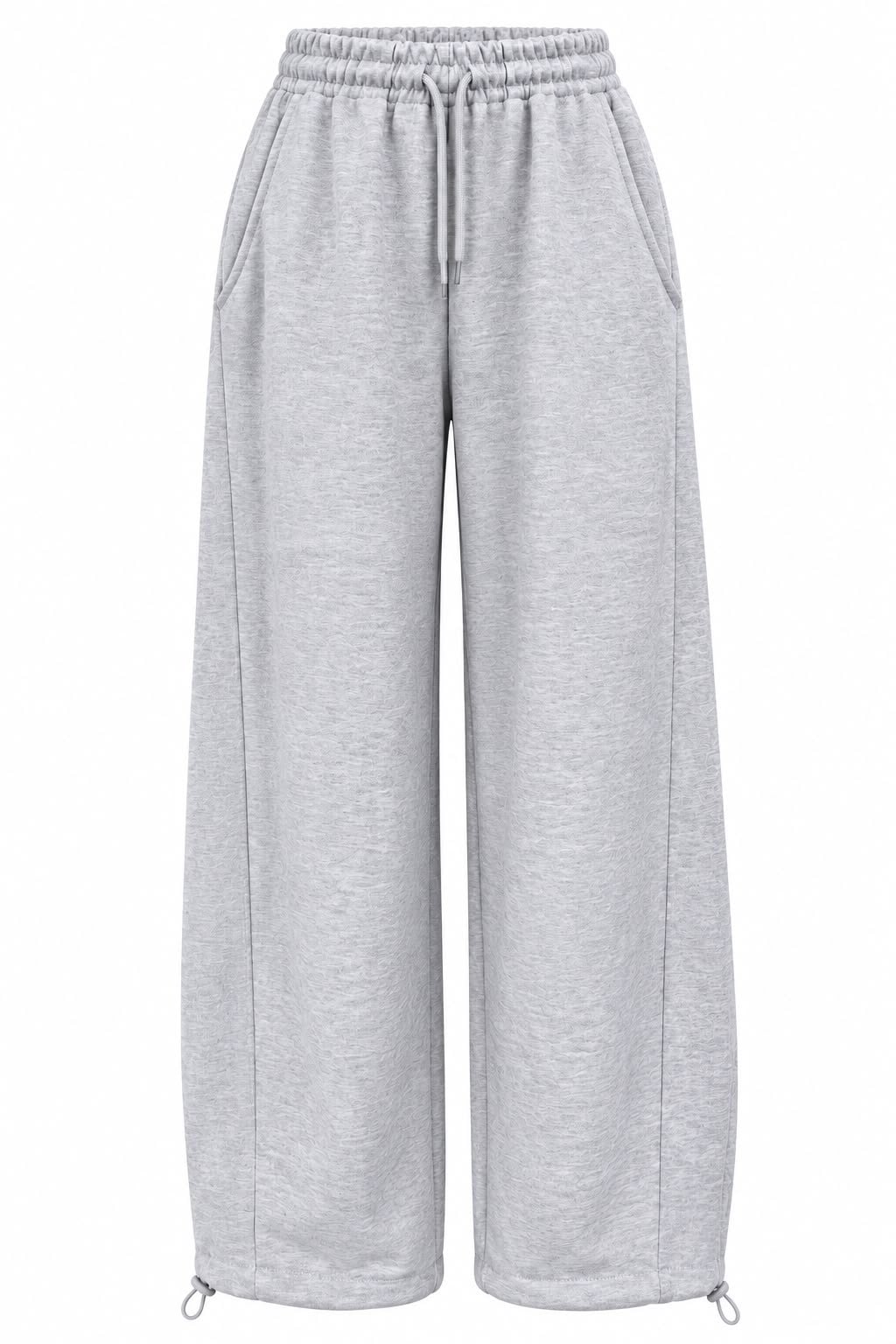Beli Lastikli Bağcıklı Bol Paça Eşofman Altı NVM-3008