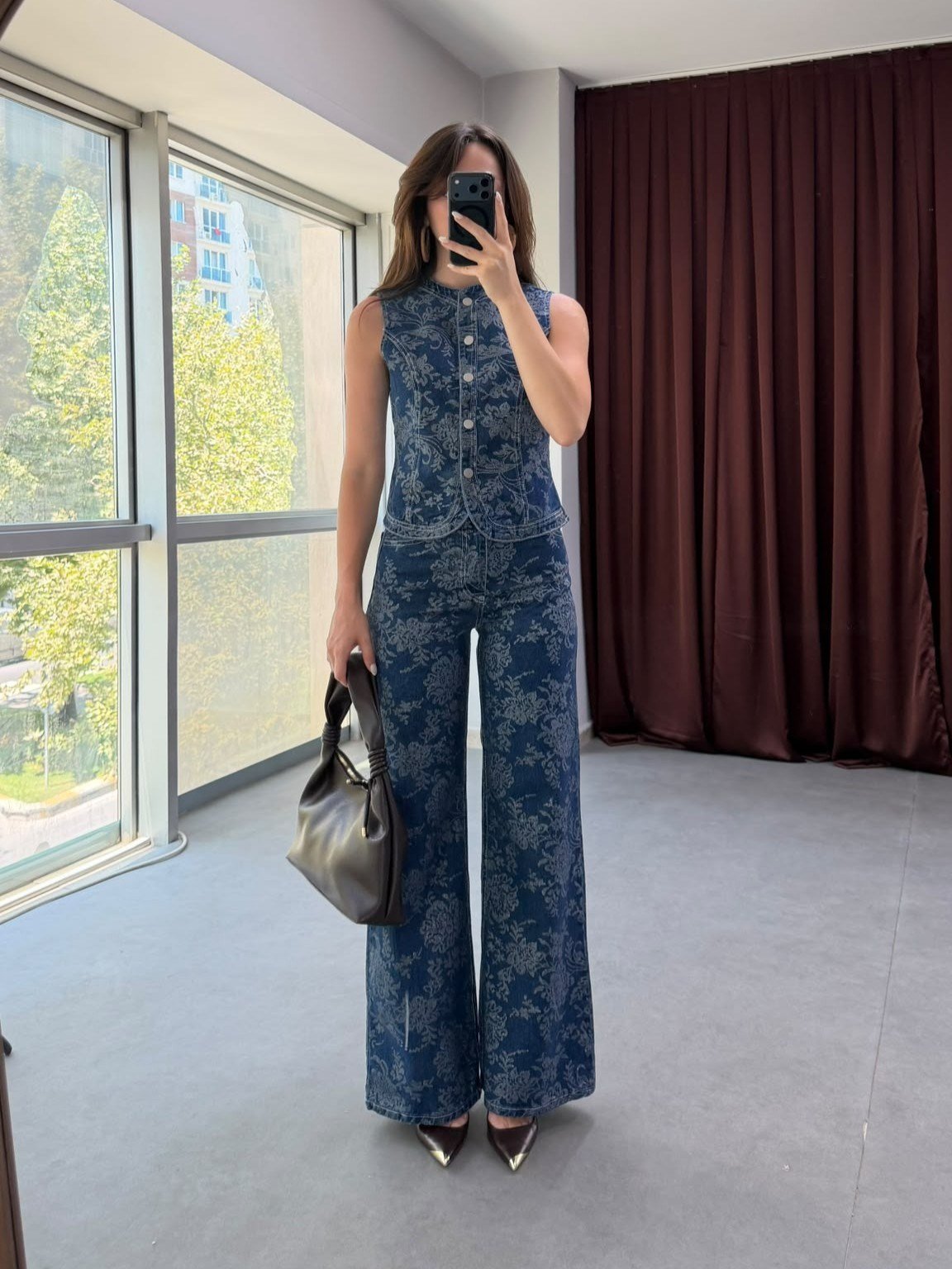 Özel Tasarım Statement Denim Takım NVM-30167