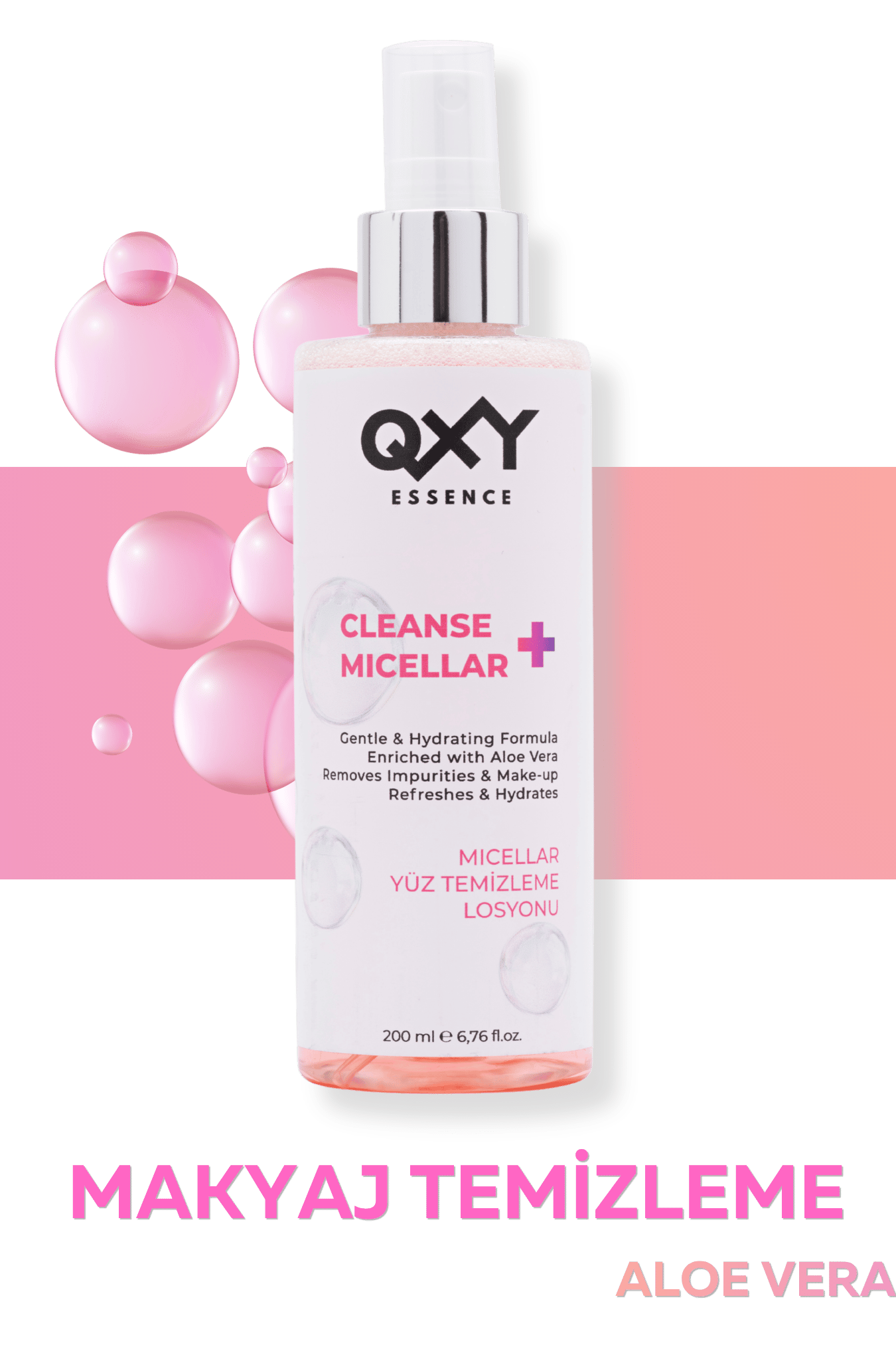 Cleanse+ Micellar Yüz & Makyaj Temizleyeme Losyonu - 200 ML