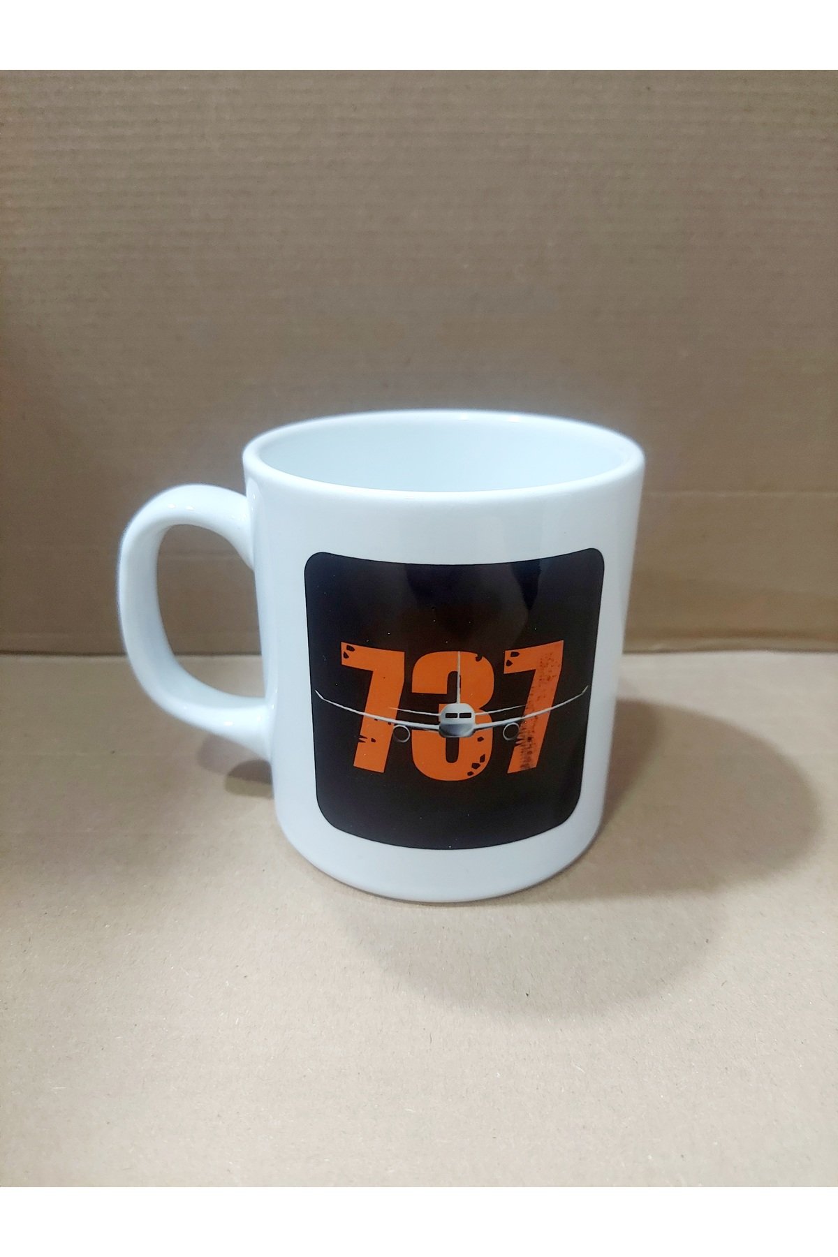 737 Uçak Baskılı Seramik Kupa