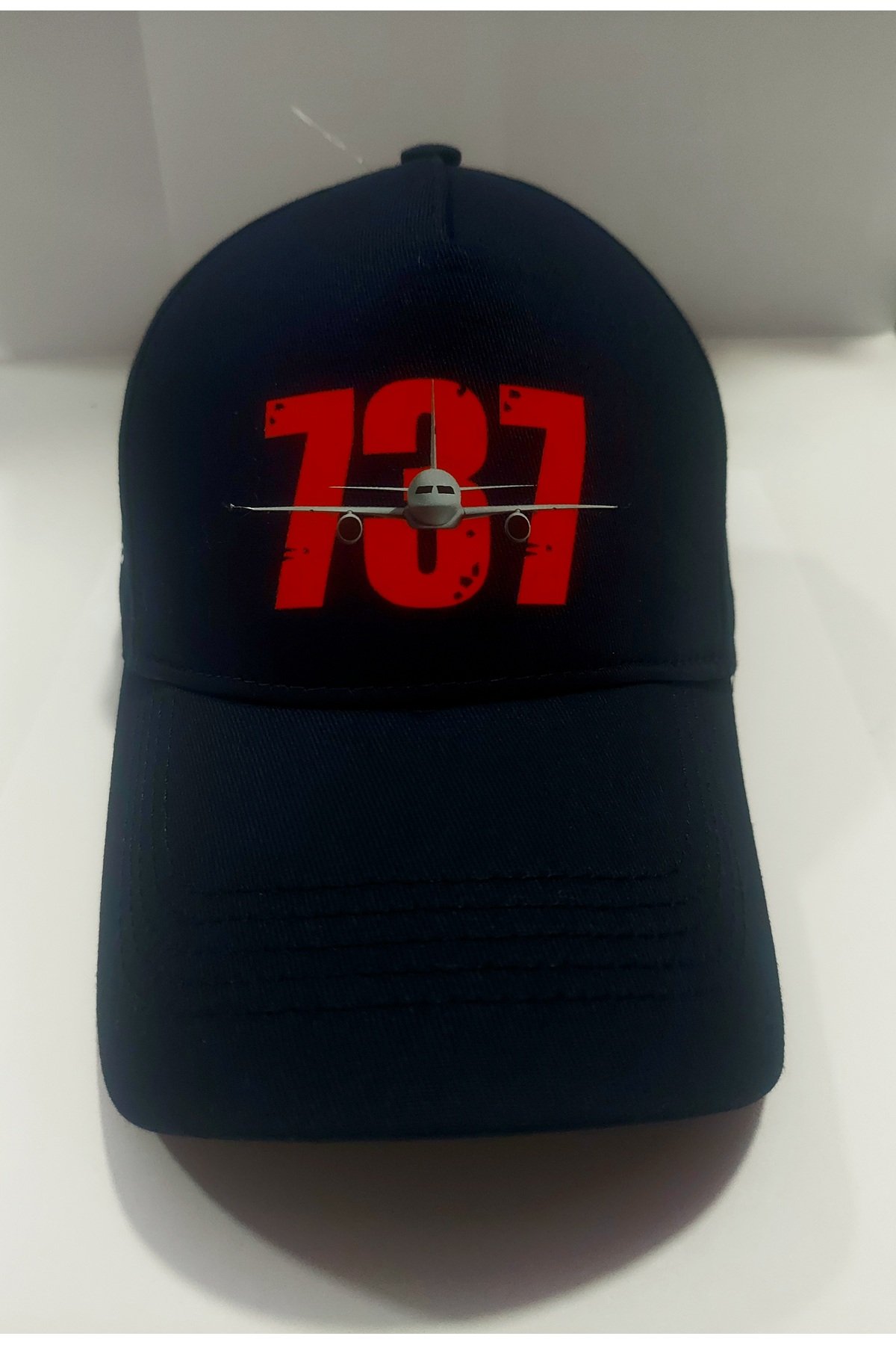 737 Uçak Baskılı Spor Şapka