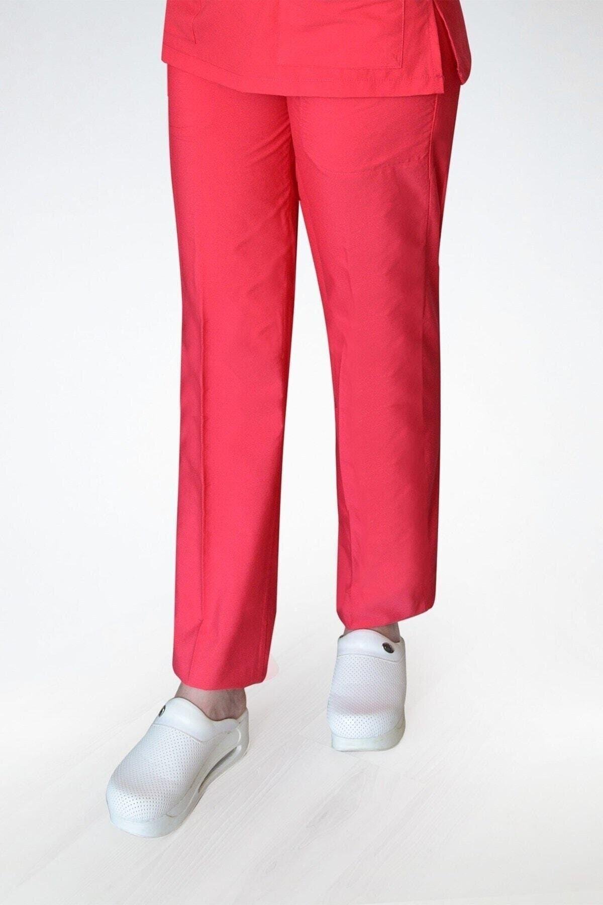 Narçiçeği Terikoton Alt Forma Doktor Hemşire Scrubs Hastane Cerrahi Nöbet Alt Forma-Nur Medikal Giyim