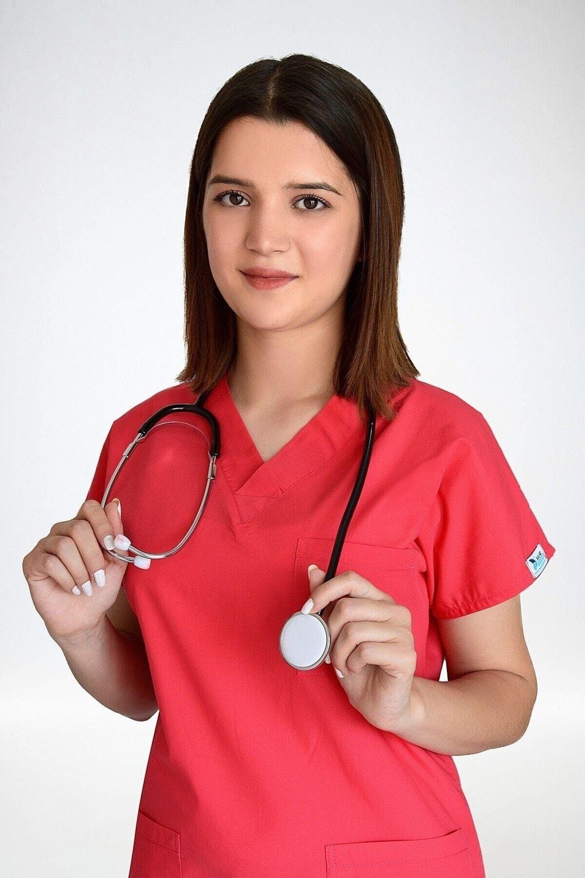 Narçiçeği Terikoton Üst Forma-Nur Medikal Giyim