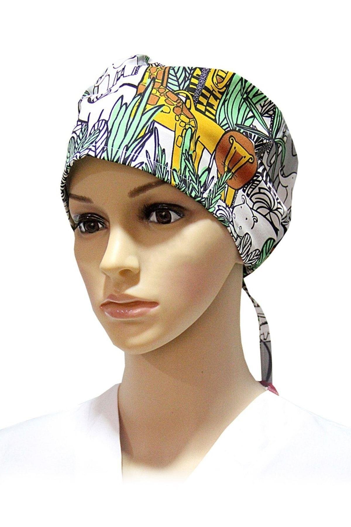 Orman Desenli Terikoton Cerrahi Bone-Nur Medikal Giyim