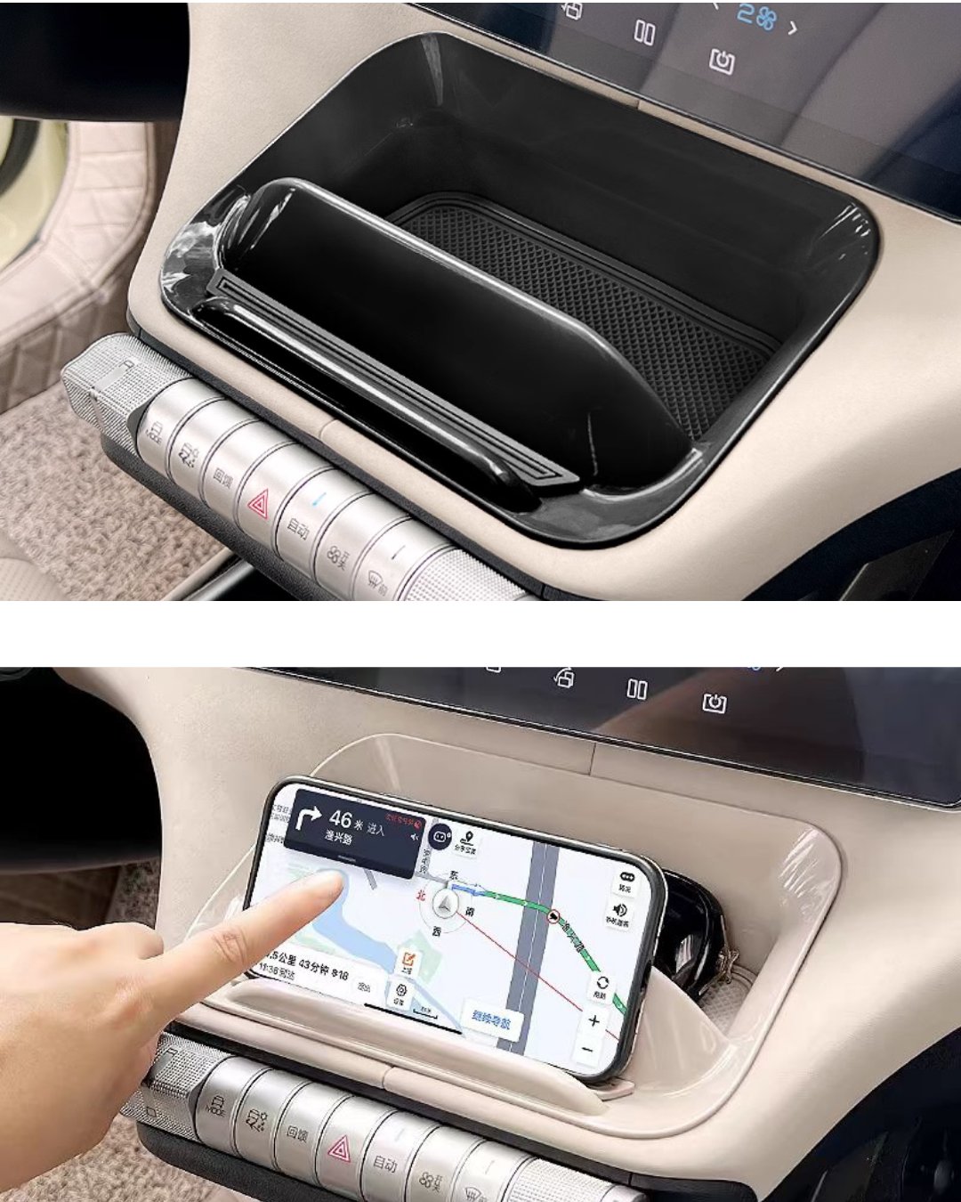 BYD Dolphin Multimedya Ekran Altı Organizer