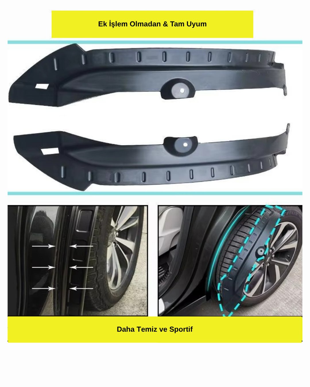 BYD Seal U Çamurluk İç Kaplama ve Koruma Seti