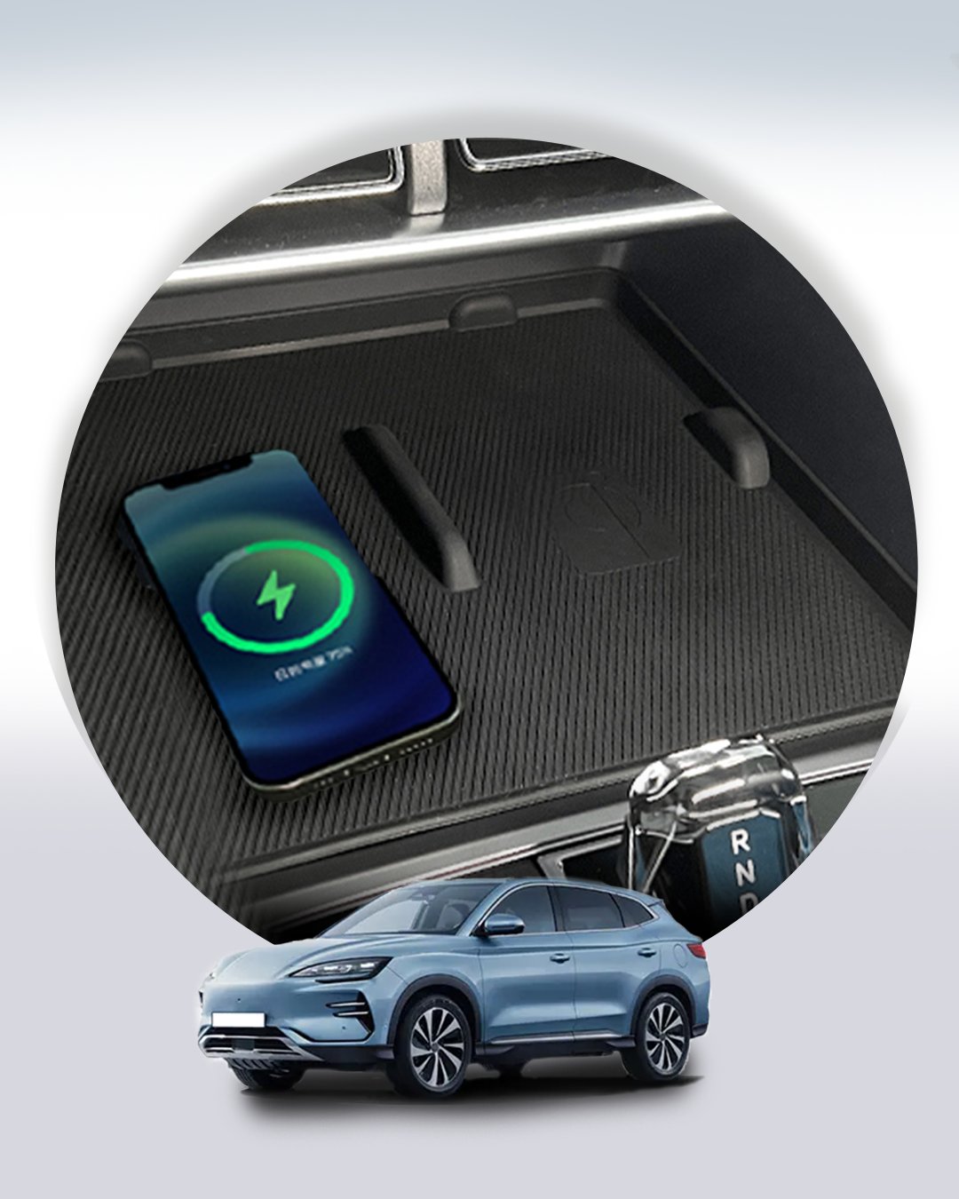 BYD Seal U Kablosuz Şarj Alanı Silikon Ped