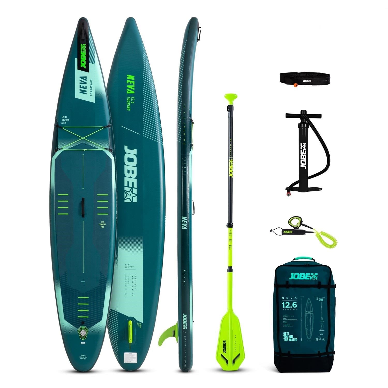 Jobe Neva Sup Board Seti 12.6 Yeşil 381X76X15 Cm