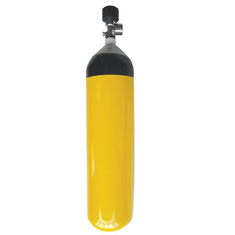 Spare compressed air cylinder ,6lt+ Valve 300bar  assembly , with air