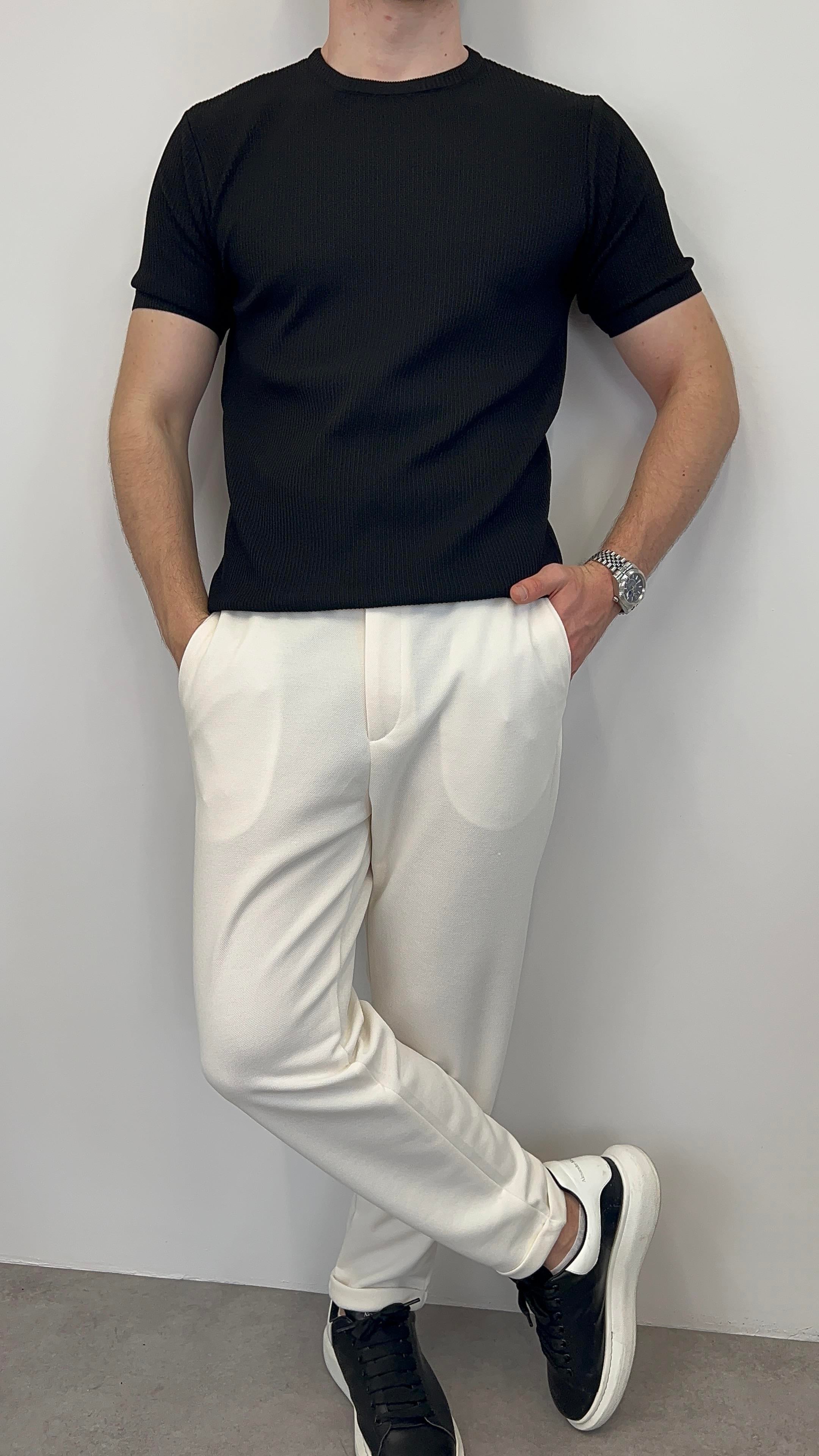BASİC REGULAR PANTOLON EKRU