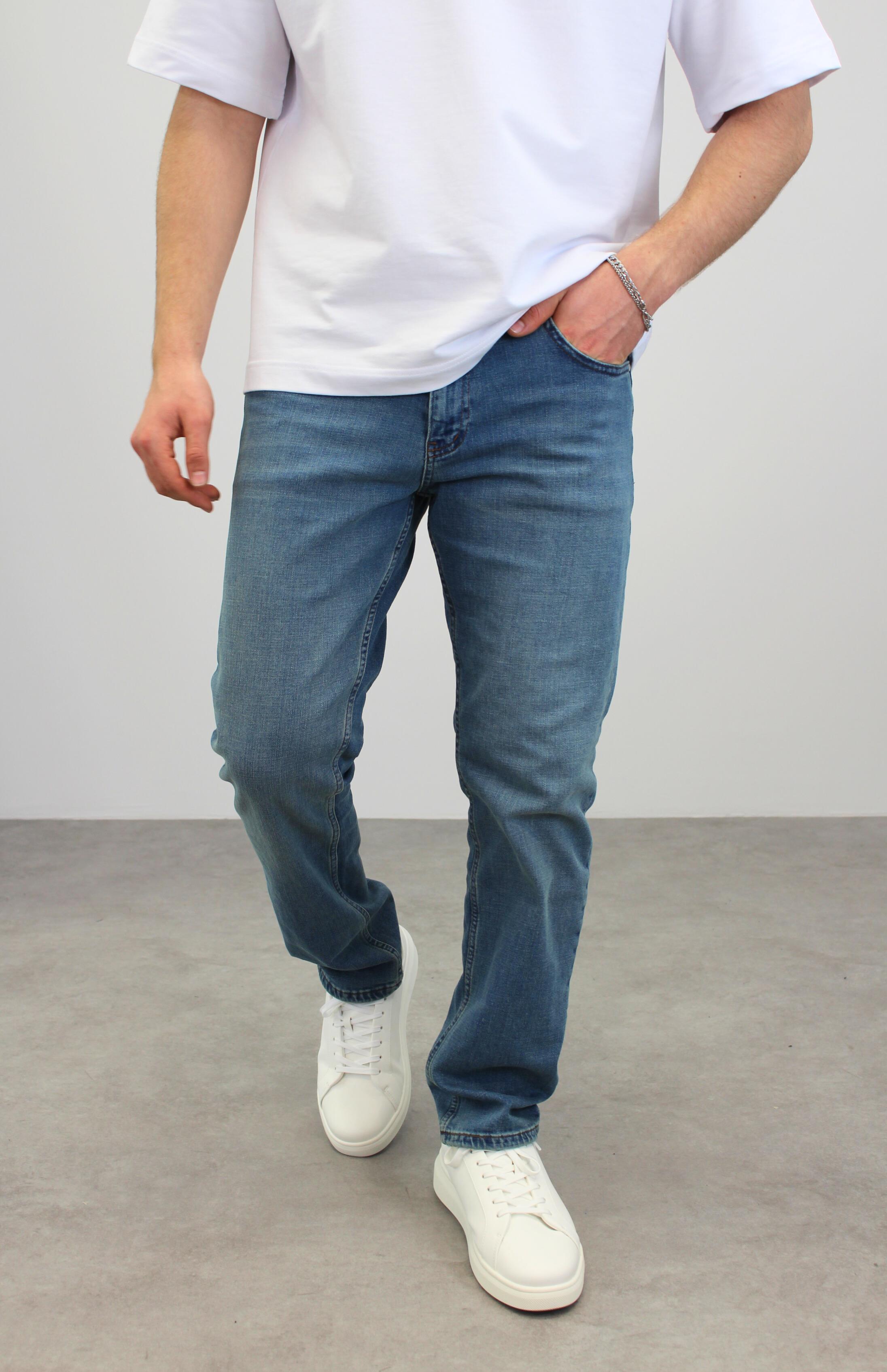 MAVİ YIKAMALI REGULAR JEAN