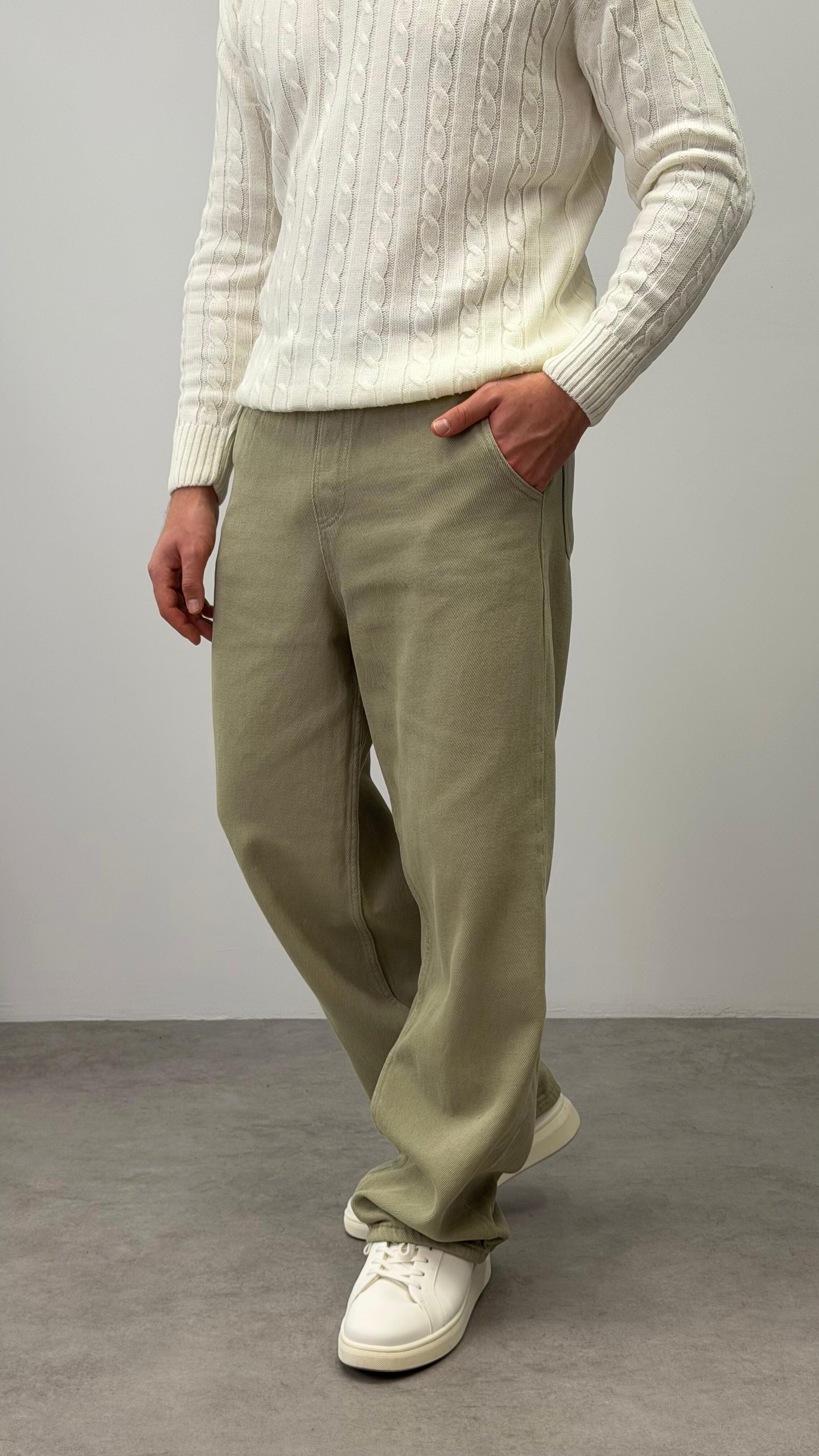 RELAXED BAGG PANTOLON HAKİ