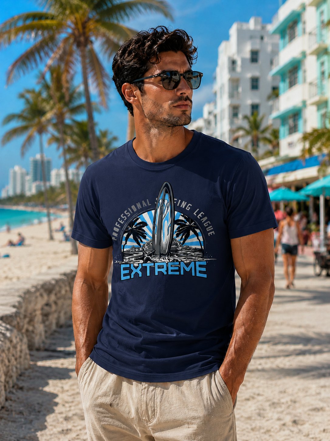 Erkek Bisiklet Yaka Pamuk Spor T-shirt