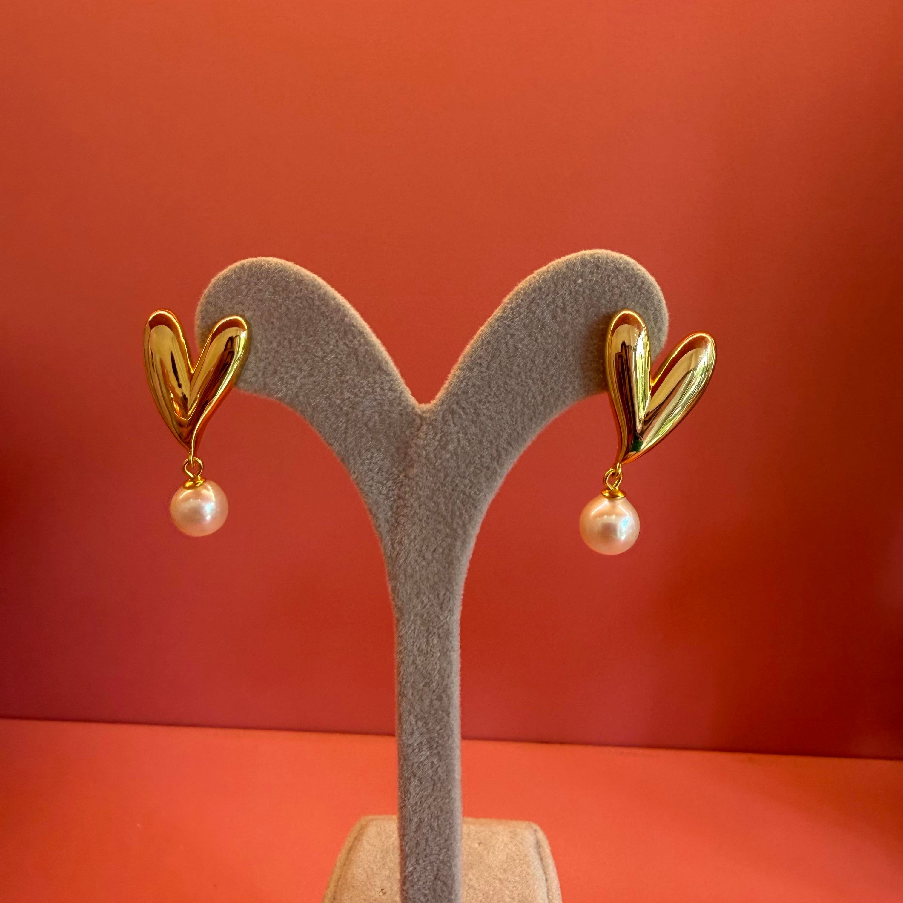 İNCİ LOVE GOLD KÜPE