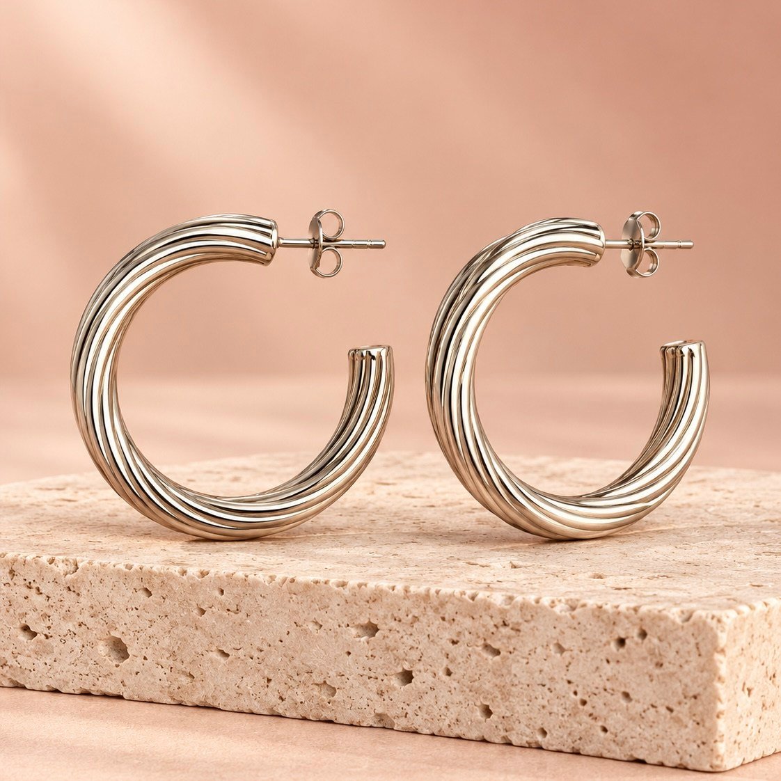 LUNA SILVER EARRINGS