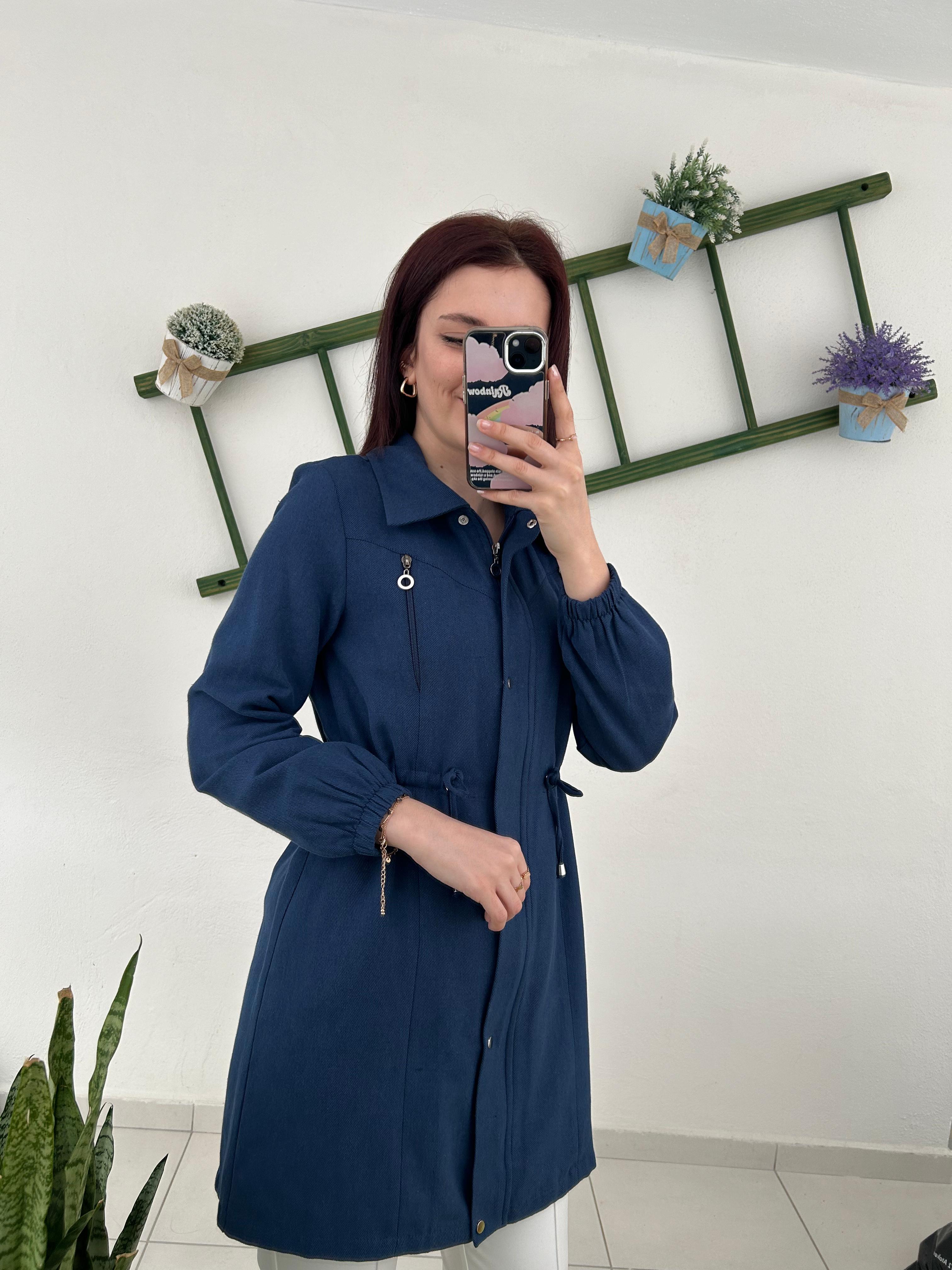 SELİNADA 1015 CEKET/LACİVERT/38 BEDEN