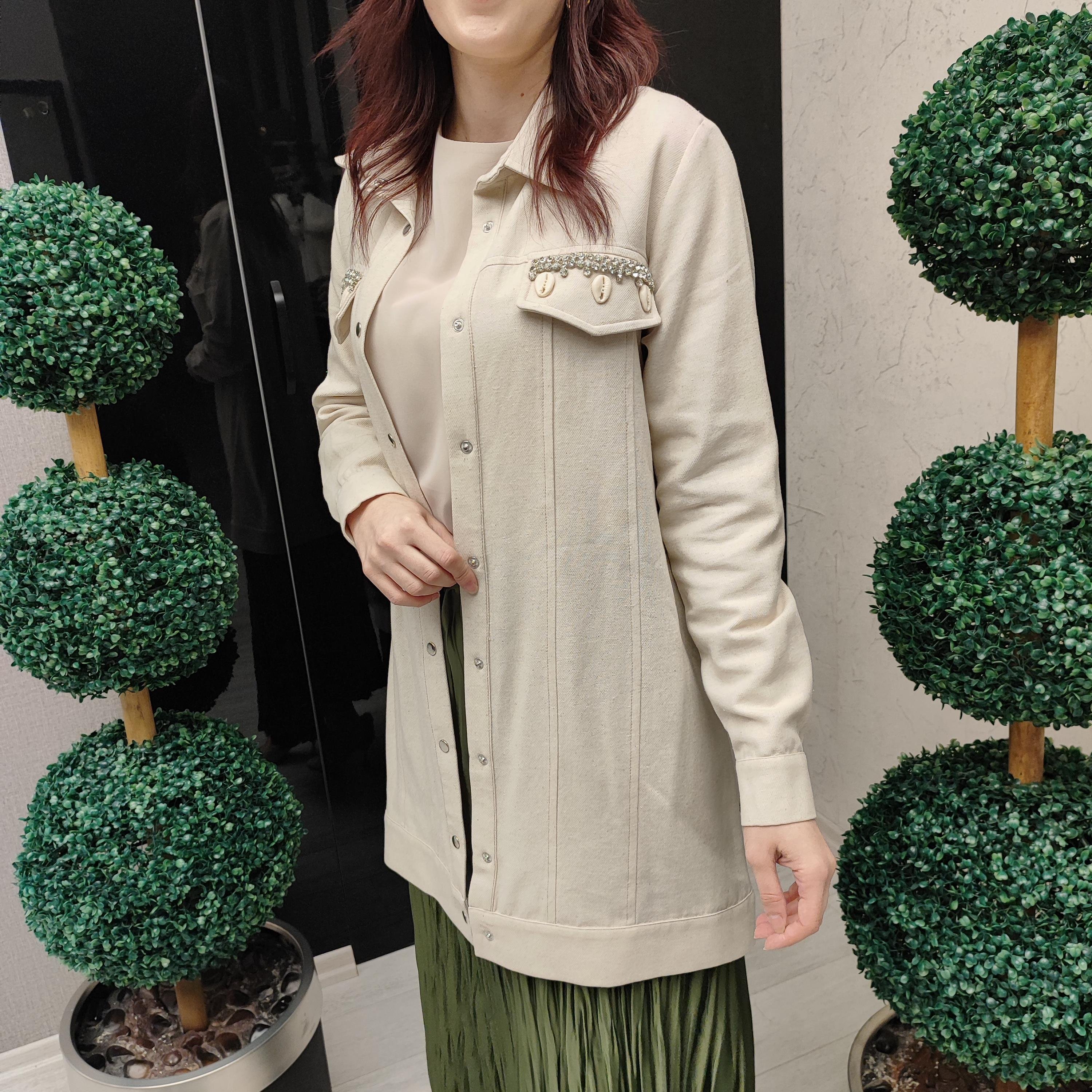 SELİNADA KETEN CEKET 1005