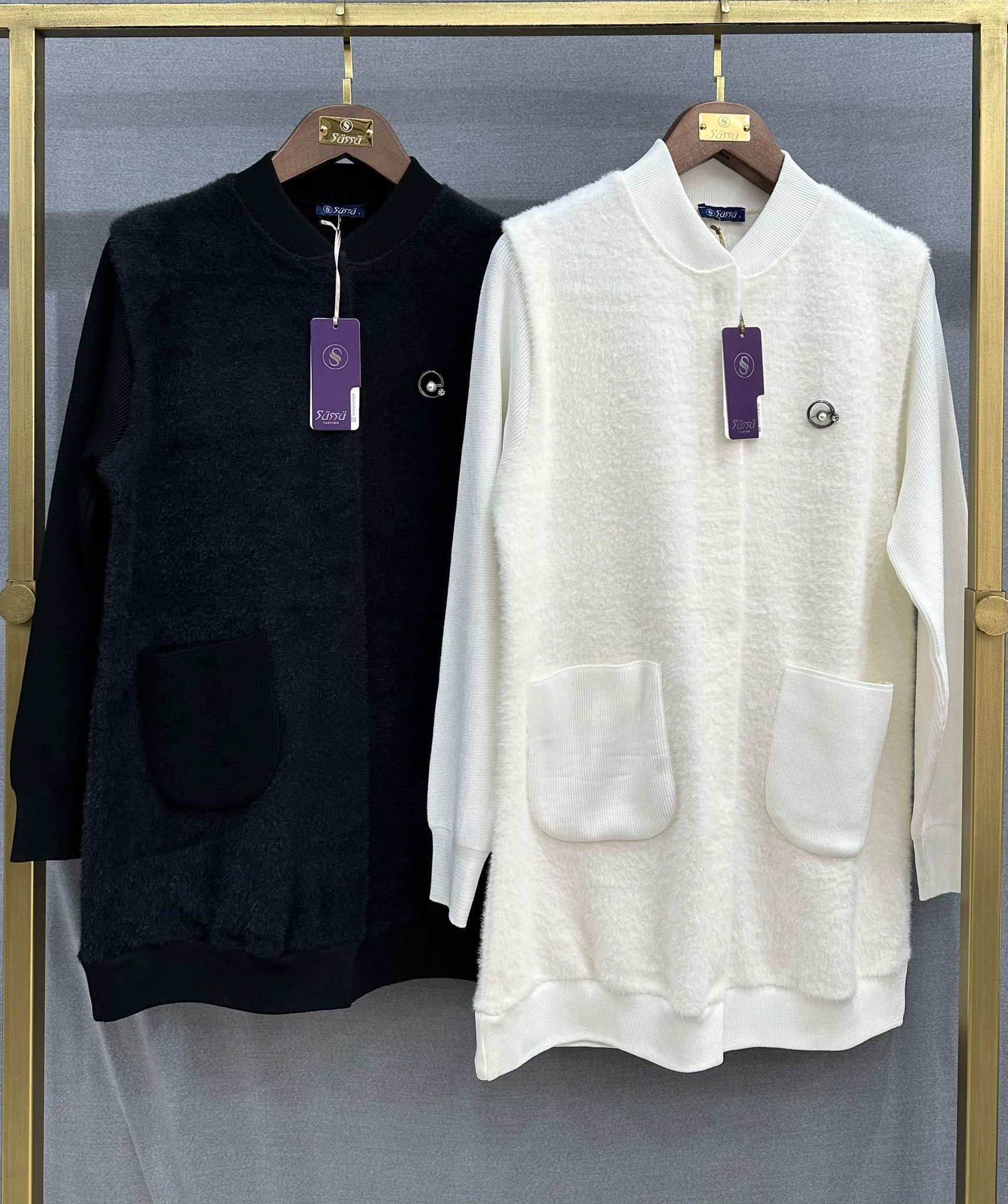 SÜSSÜ ANGORA RAYONKOL CEKET