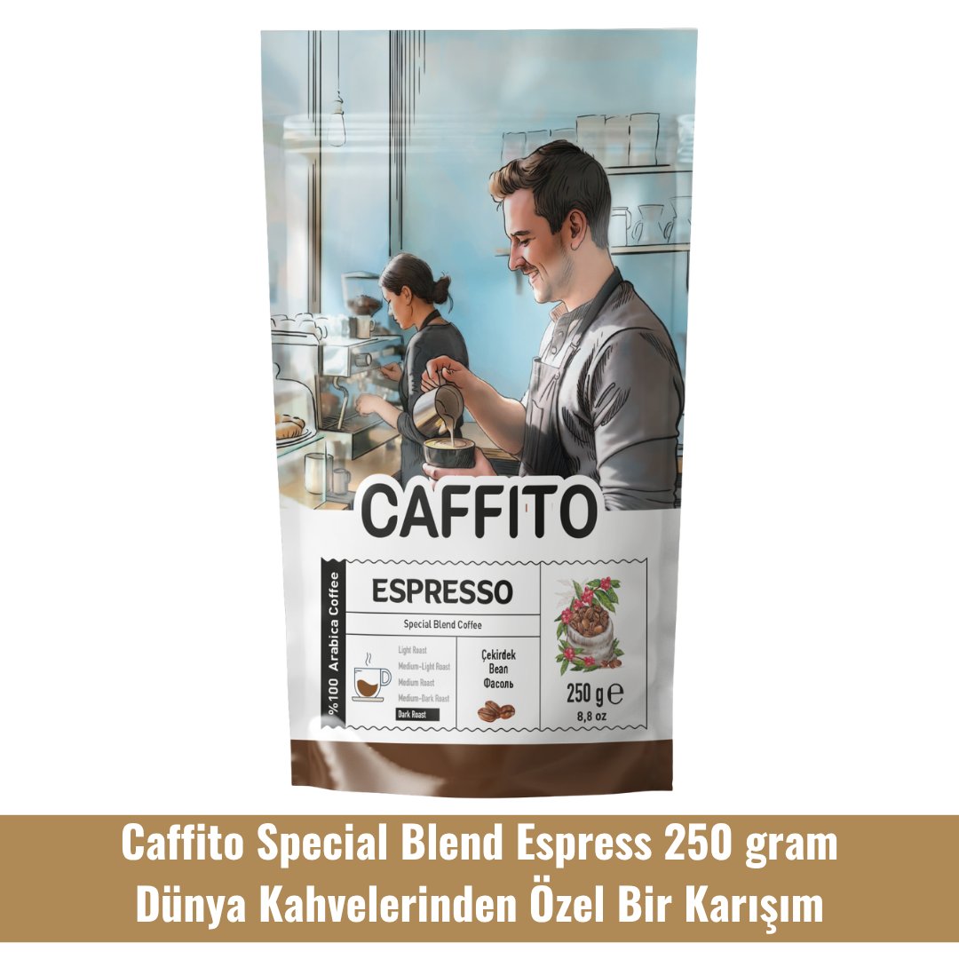 Caffito Special Blend Espress 250 gram  - Dünya Kahvelerinden Özel Bir Karışım
