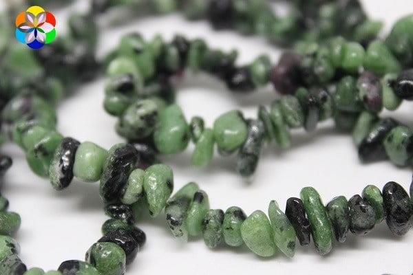 Anyolit (Rubizoit - Rubyzoisit) Taşı Doğal Küçük Taşlar Dizi