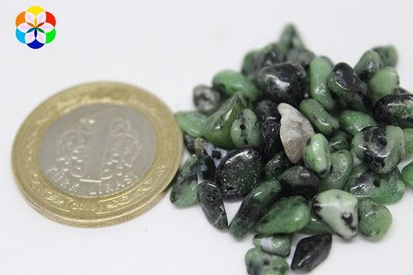 Delikli Anyolit (Rubizoit - Rubyzoisit) Taşı Mini Boy 50 adet