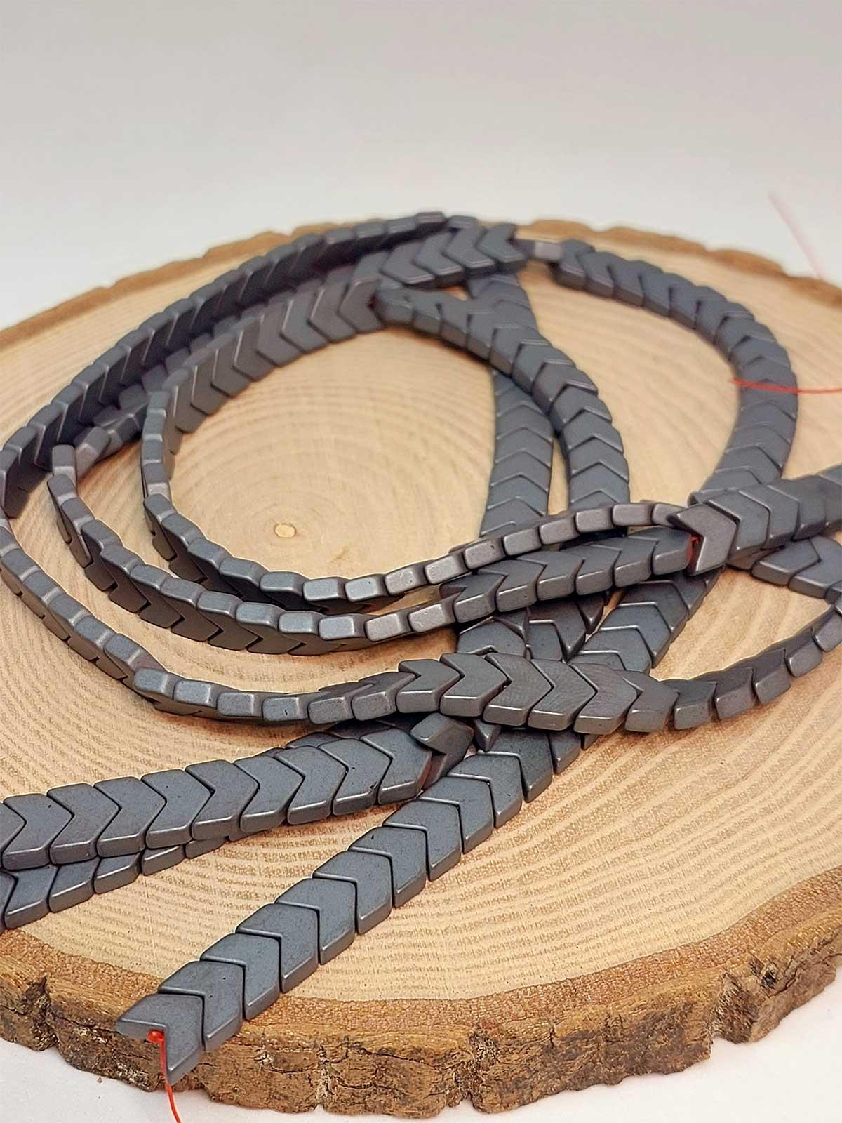Hematit Taşı Dizi 8*3.5mm (44480)