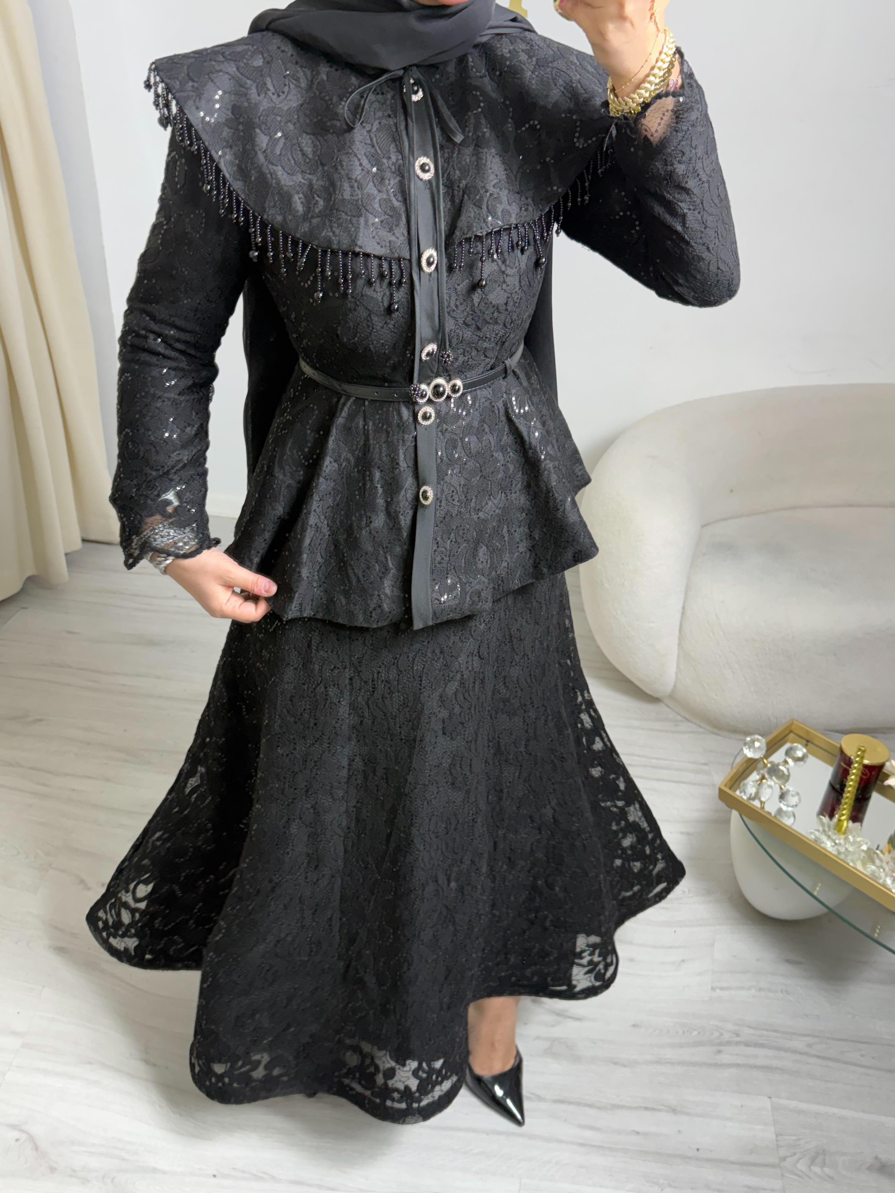 BLACK ROYALE COUTURE SET