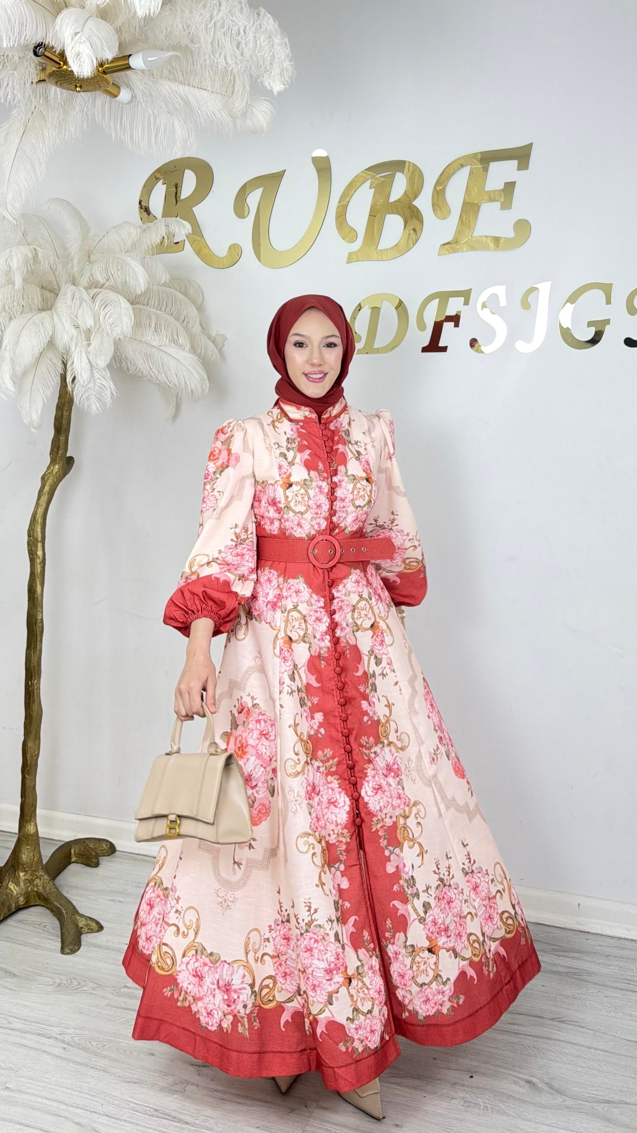 BLOOM DRES ( İTHAL KETEN ELBİSE )