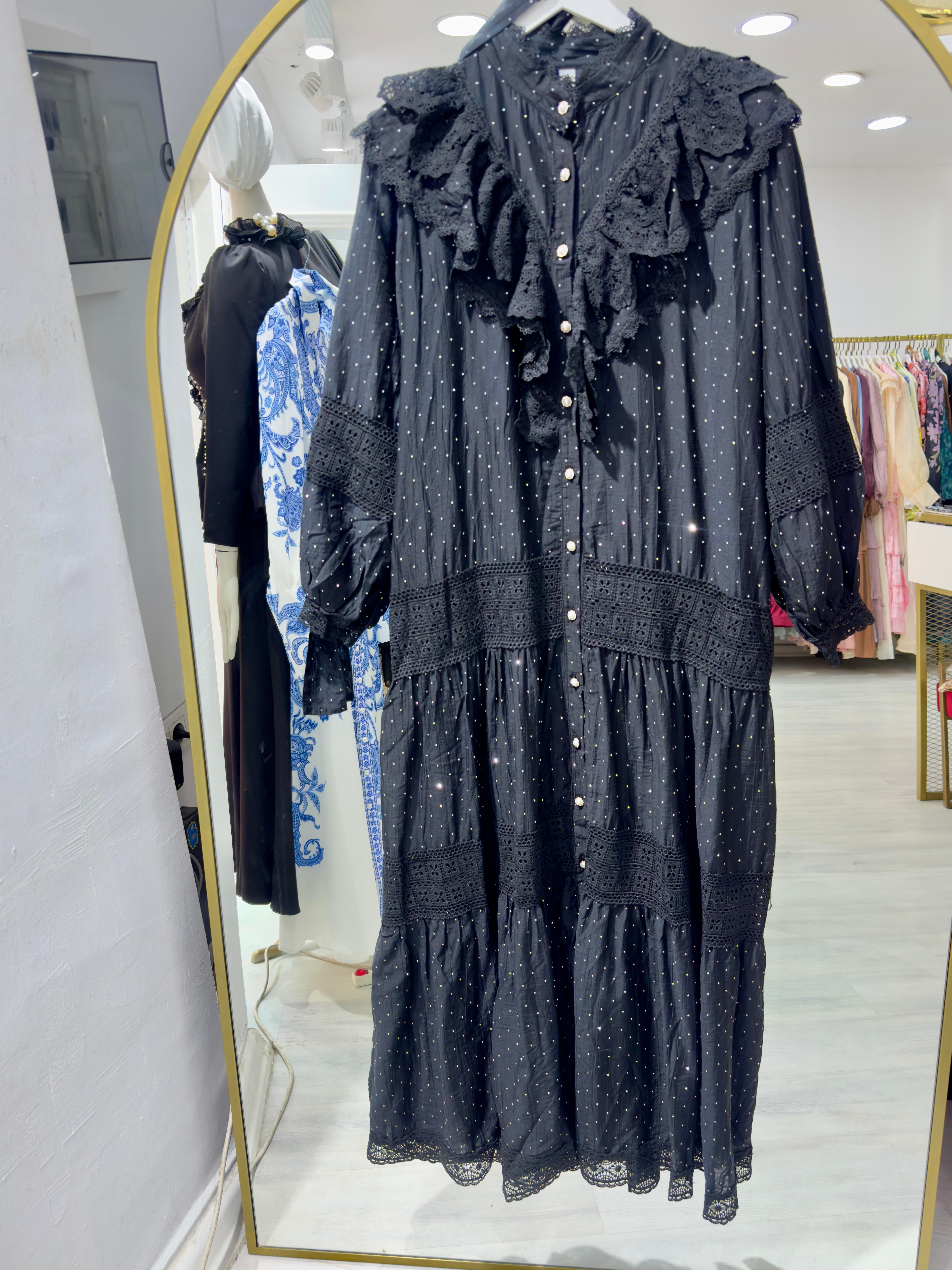 İTHAL SWAROVSKİ DRESS