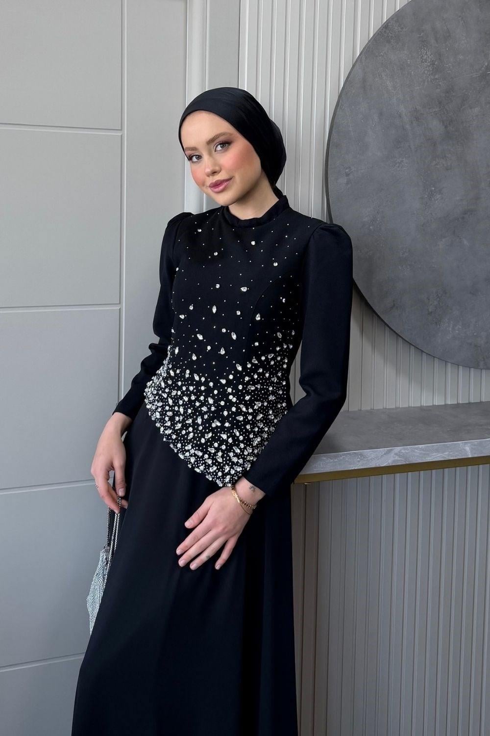 Swarovski Selen Krep Abiye