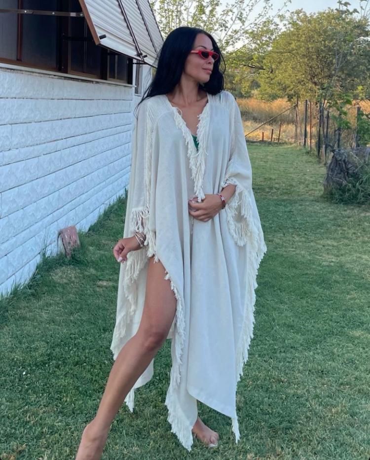 Püsküllü Kimono