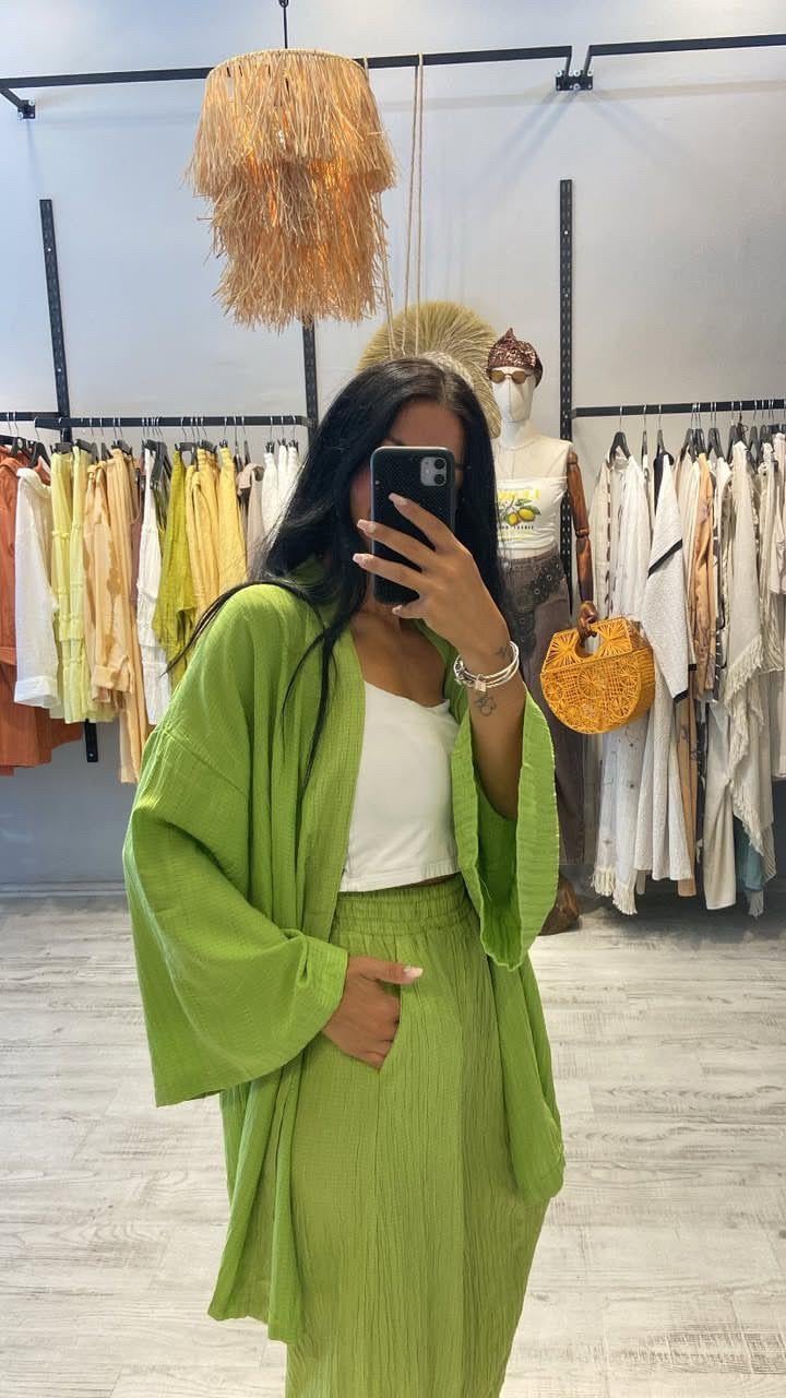 Yeşil Kimono Takım