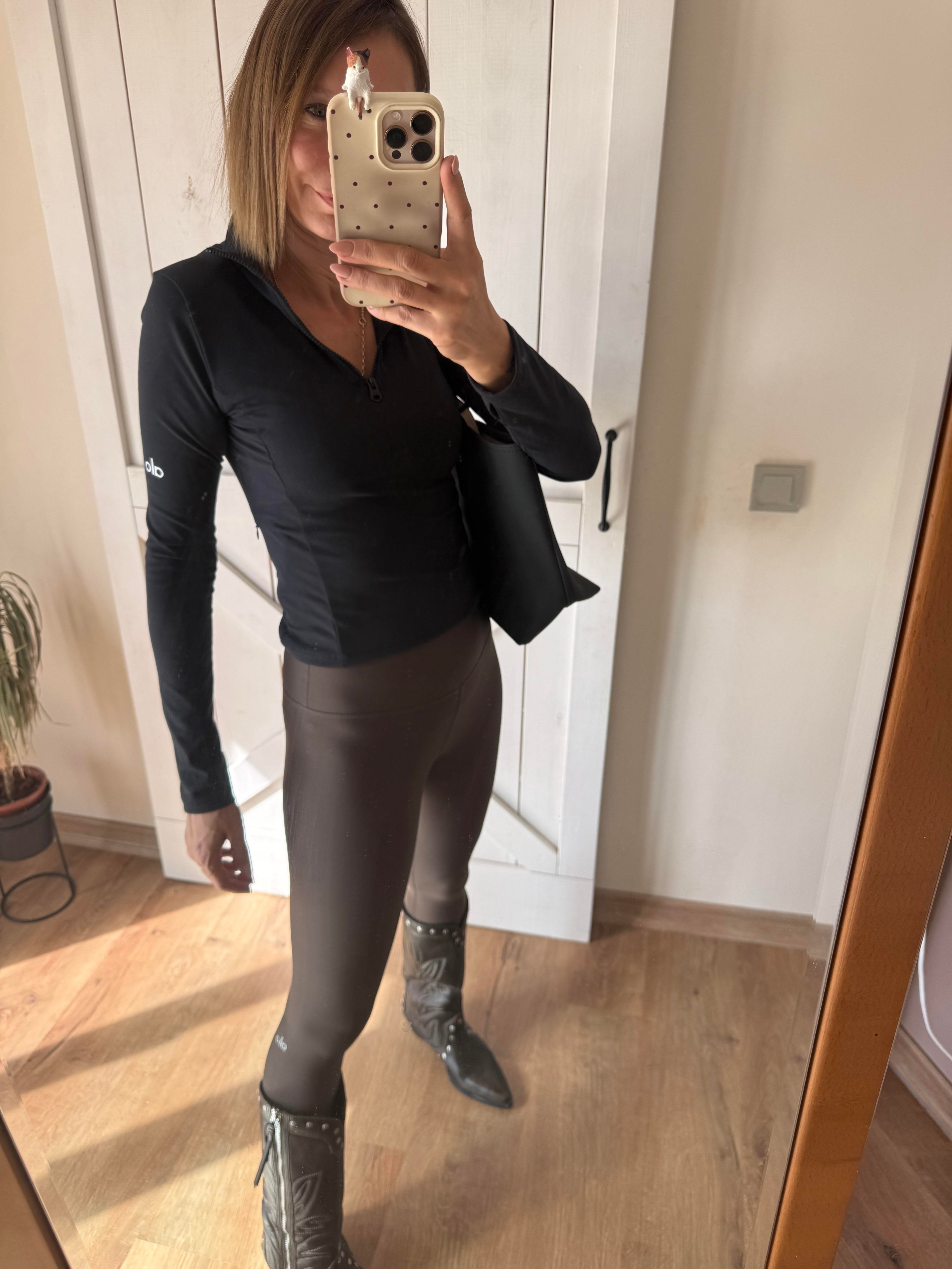 Aloha Kahve Yüksek Bel Tayt